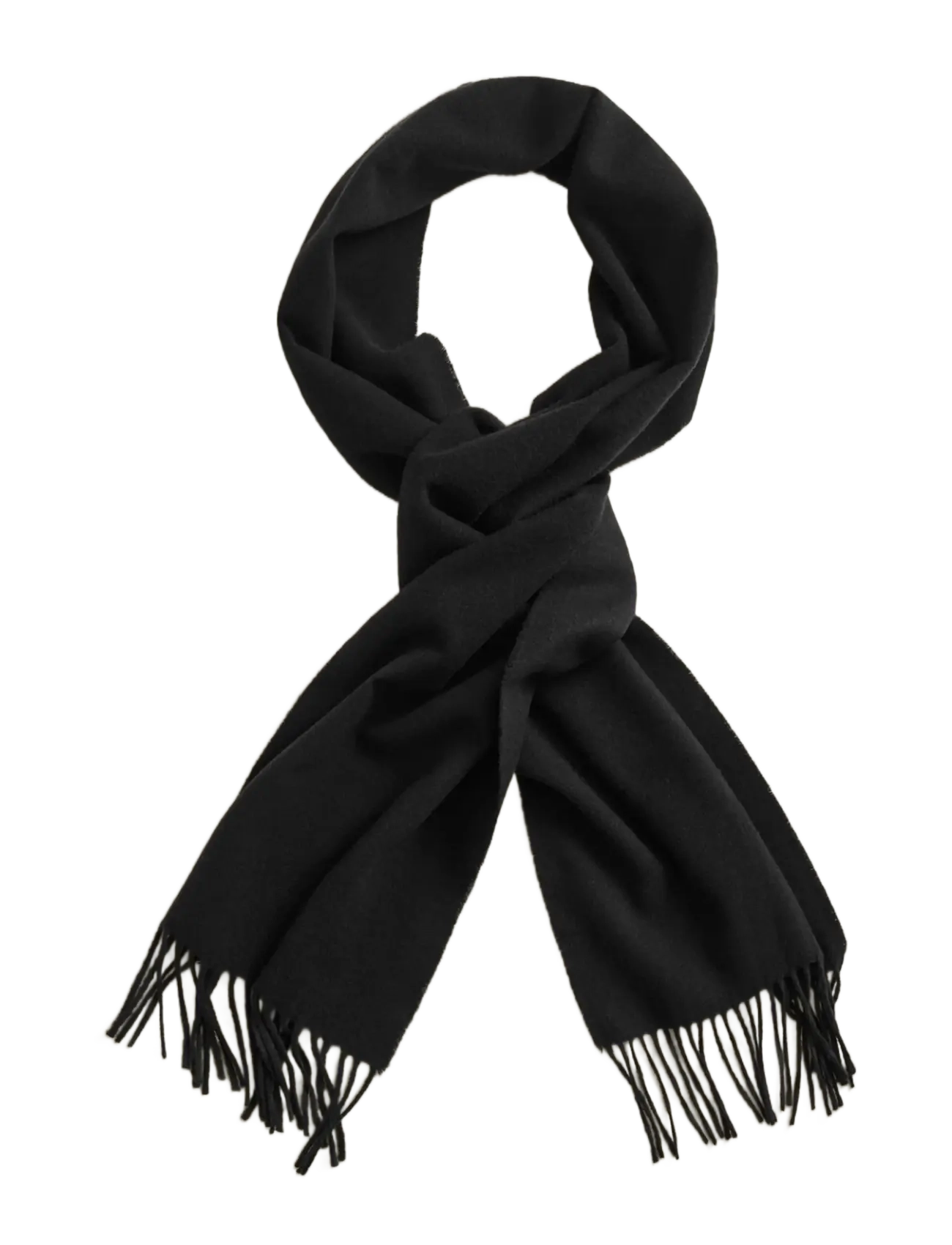 Gant - UNISEX. WOOL SCARF - halsdukar - black - 1