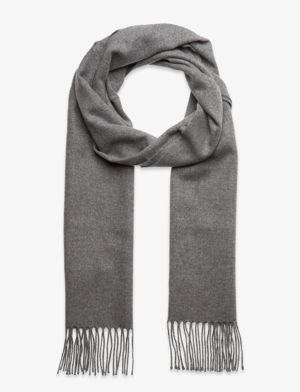 GANT - UNISEX. WOOL SCARF - winter scarves - dark grey melange - 1