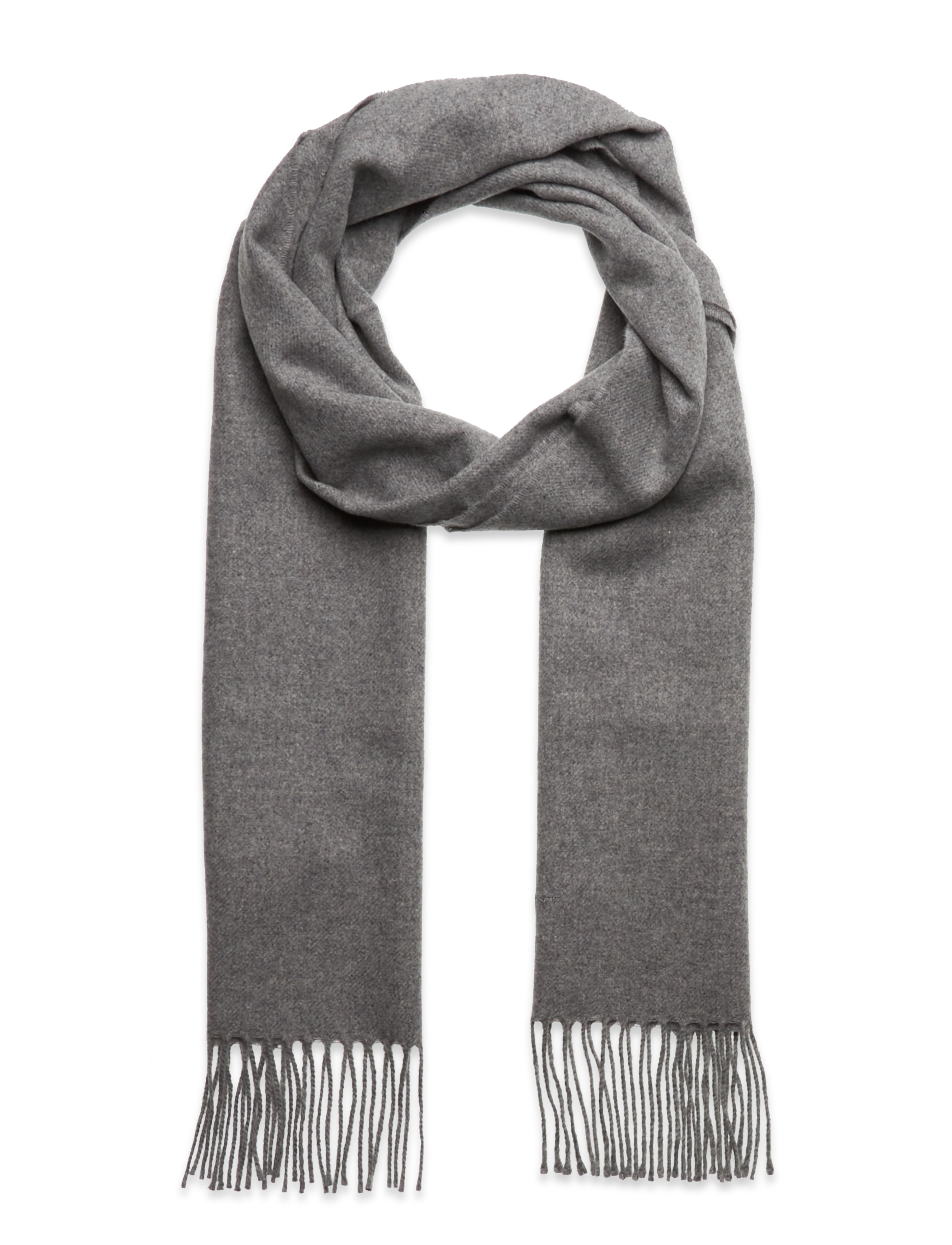 GANT - UNISEX. WOOL SCARF - dark grey melange - 1