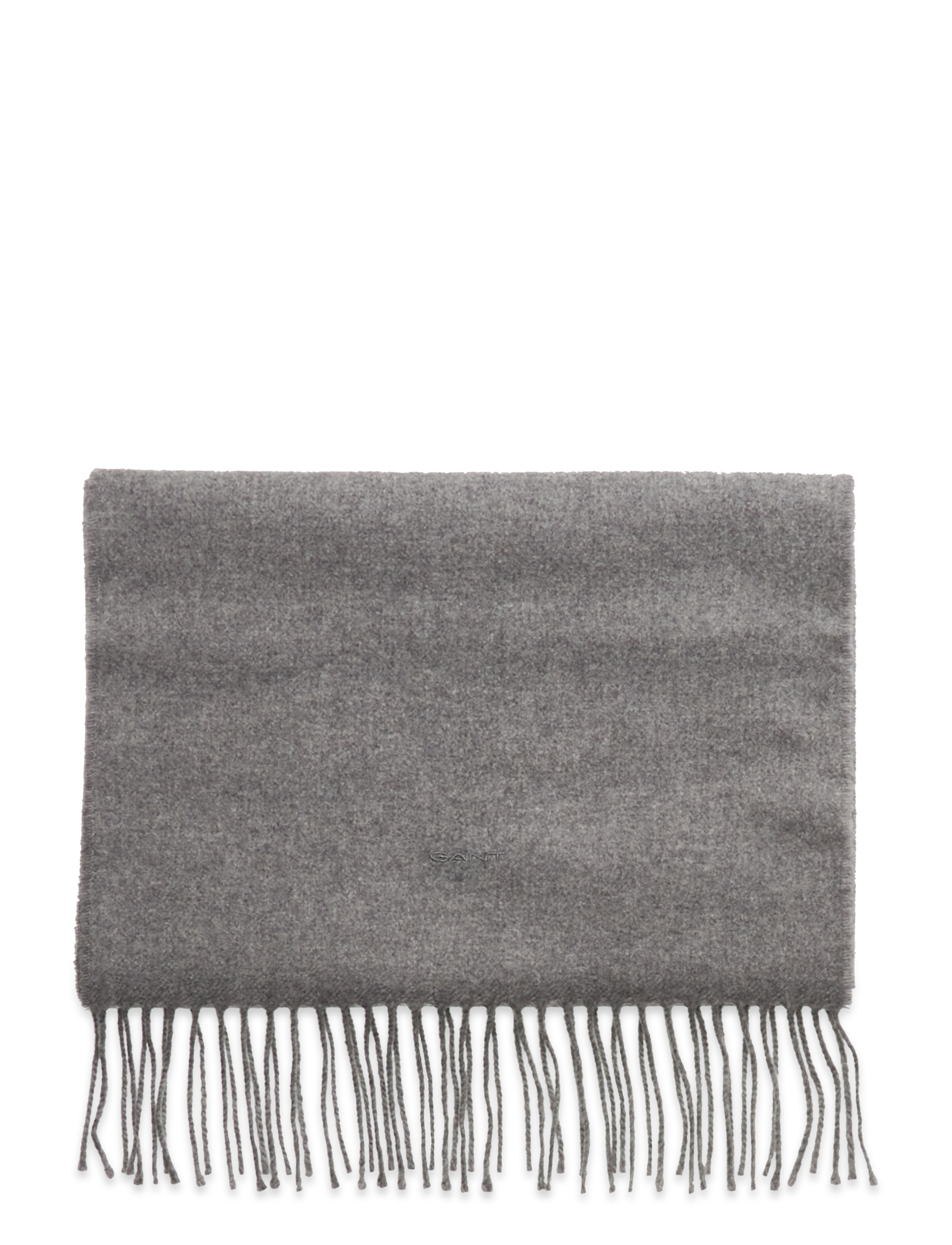GANT - UNISEX. WOOL SCARF - dark grey melange - 2