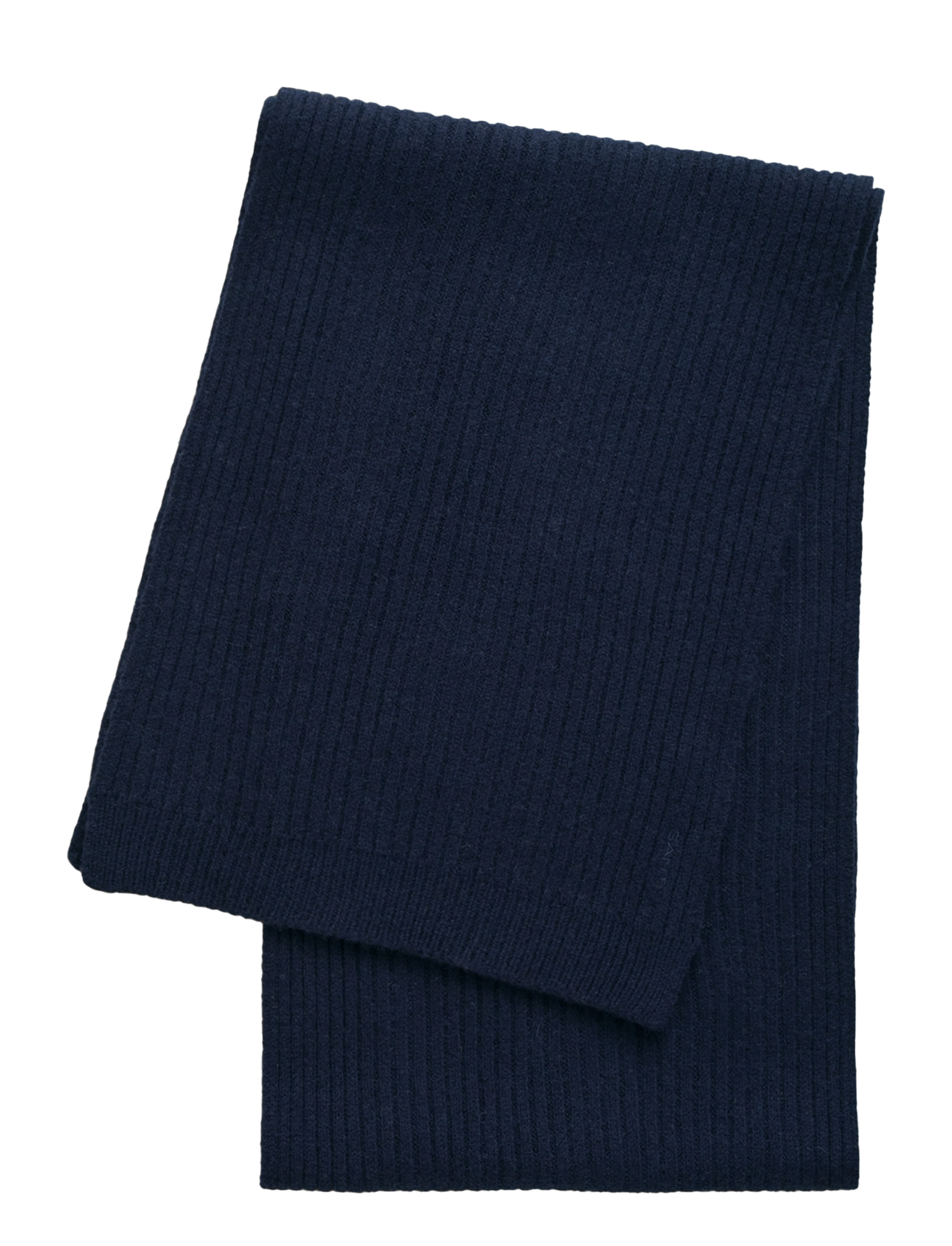 GANT - FINE KNIT WOOL SCARF - evening blue - 1