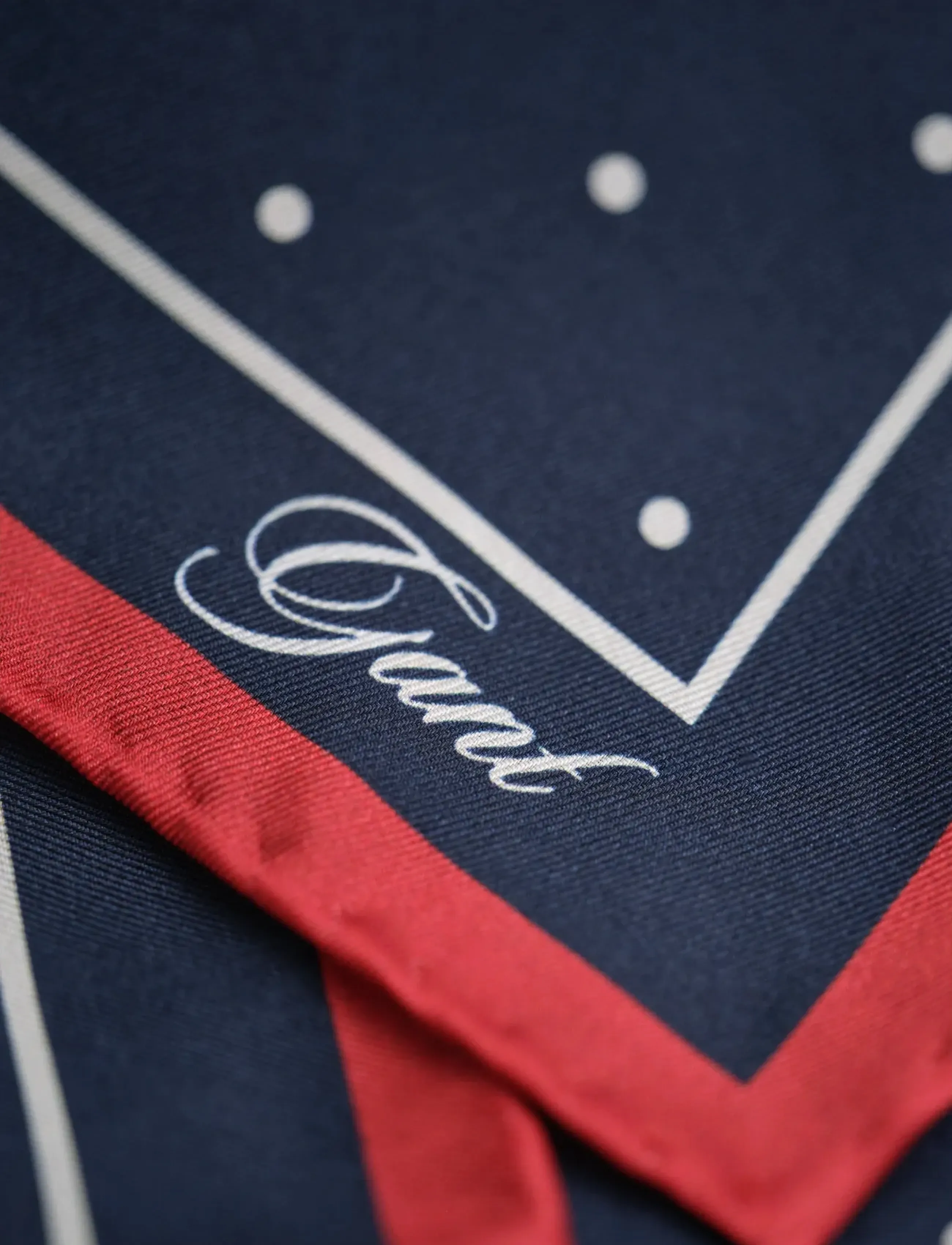 Gant - DOT PRINT POCKET SQUARE - einstecktücher - marine - 1