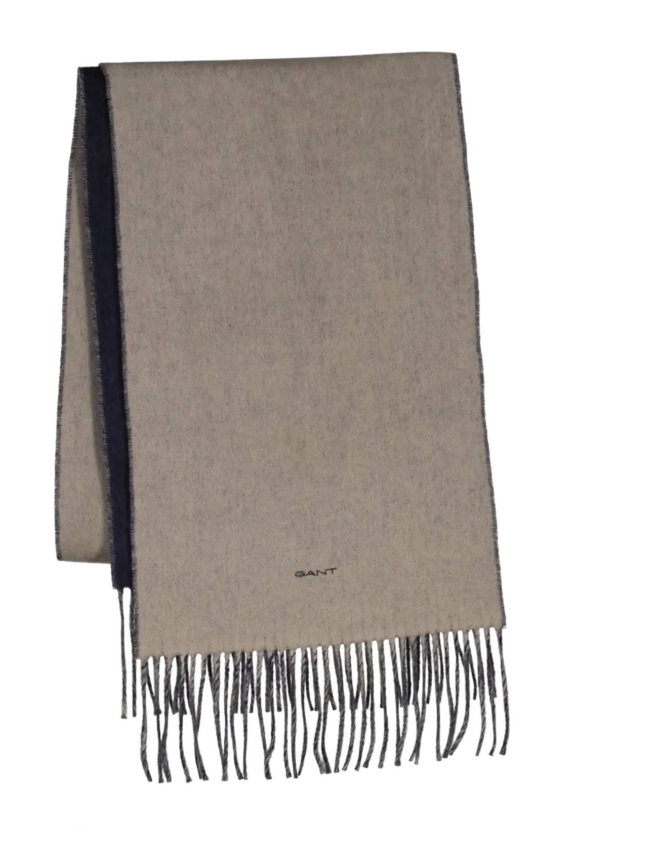 Gant TWO TONE WOOL SCARF - Gant - EVENING BLUE / beige