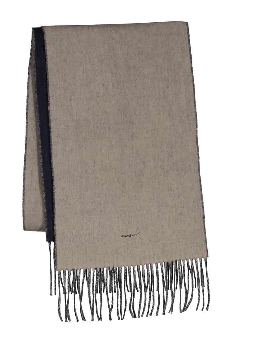 Gant - TWO TONE WOOL SCARF - winterschals - evening blue - 0