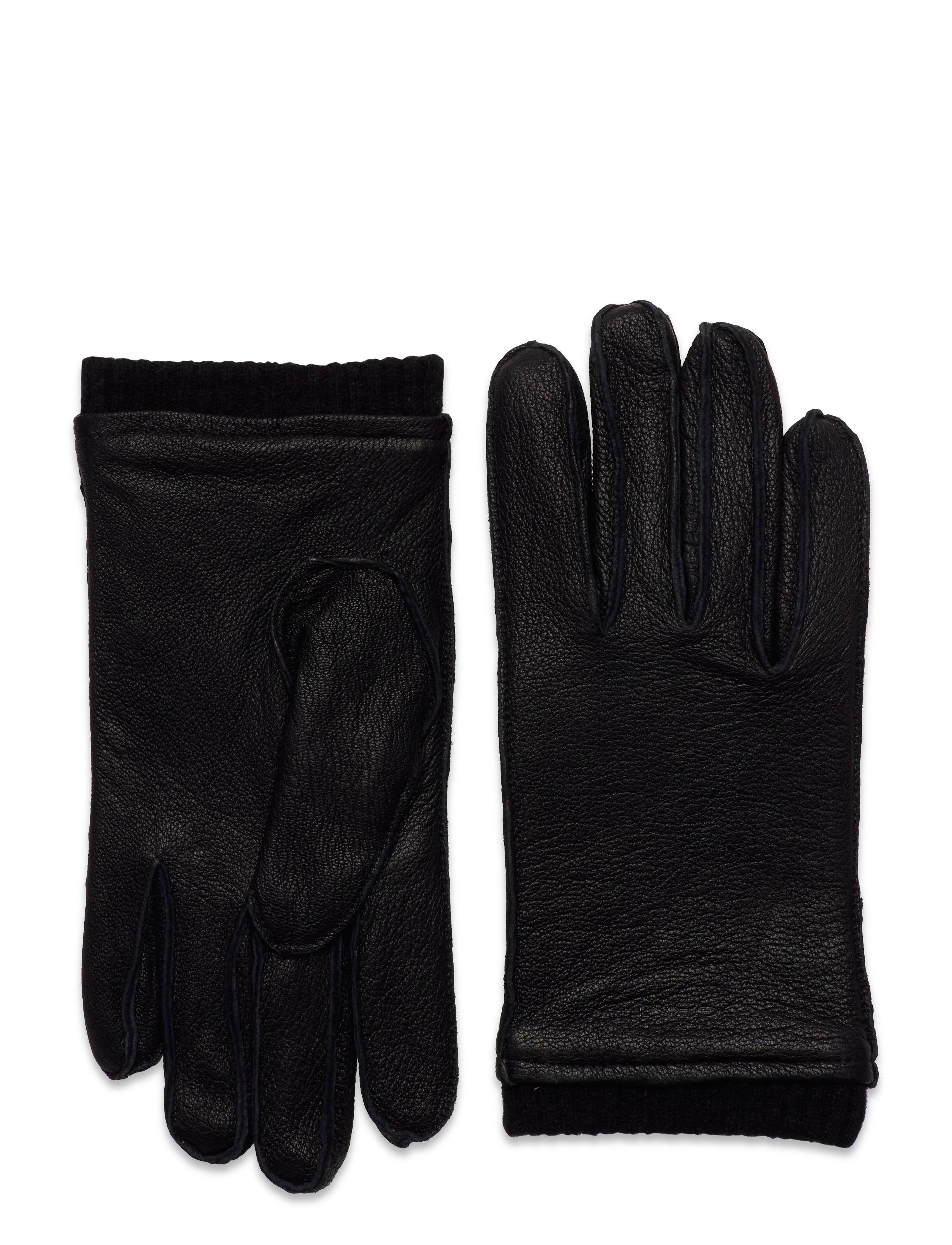 GANT - D1. LEATHER GLOVES - black - 0