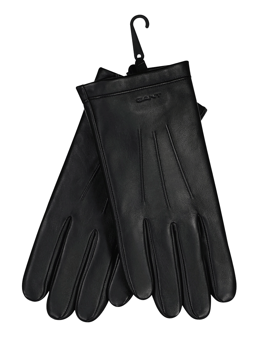 Gant - CASHMERE LINED LAMBSKIN GLOVES - shop efter anledning - black - 0