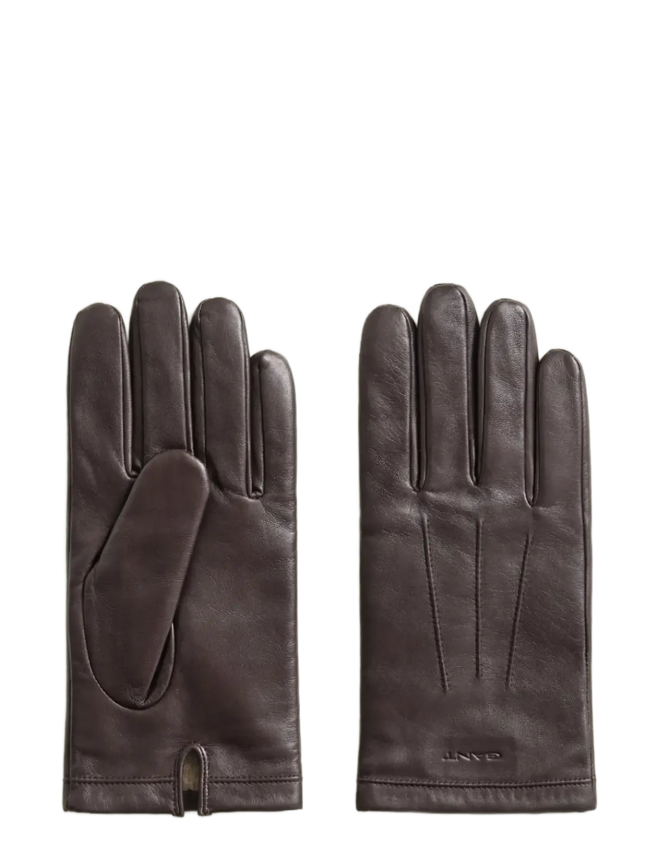 Gant - CASHMERE LINED LAMBSKIN GLOVES - osta olukorra järgi - deep brown - 1