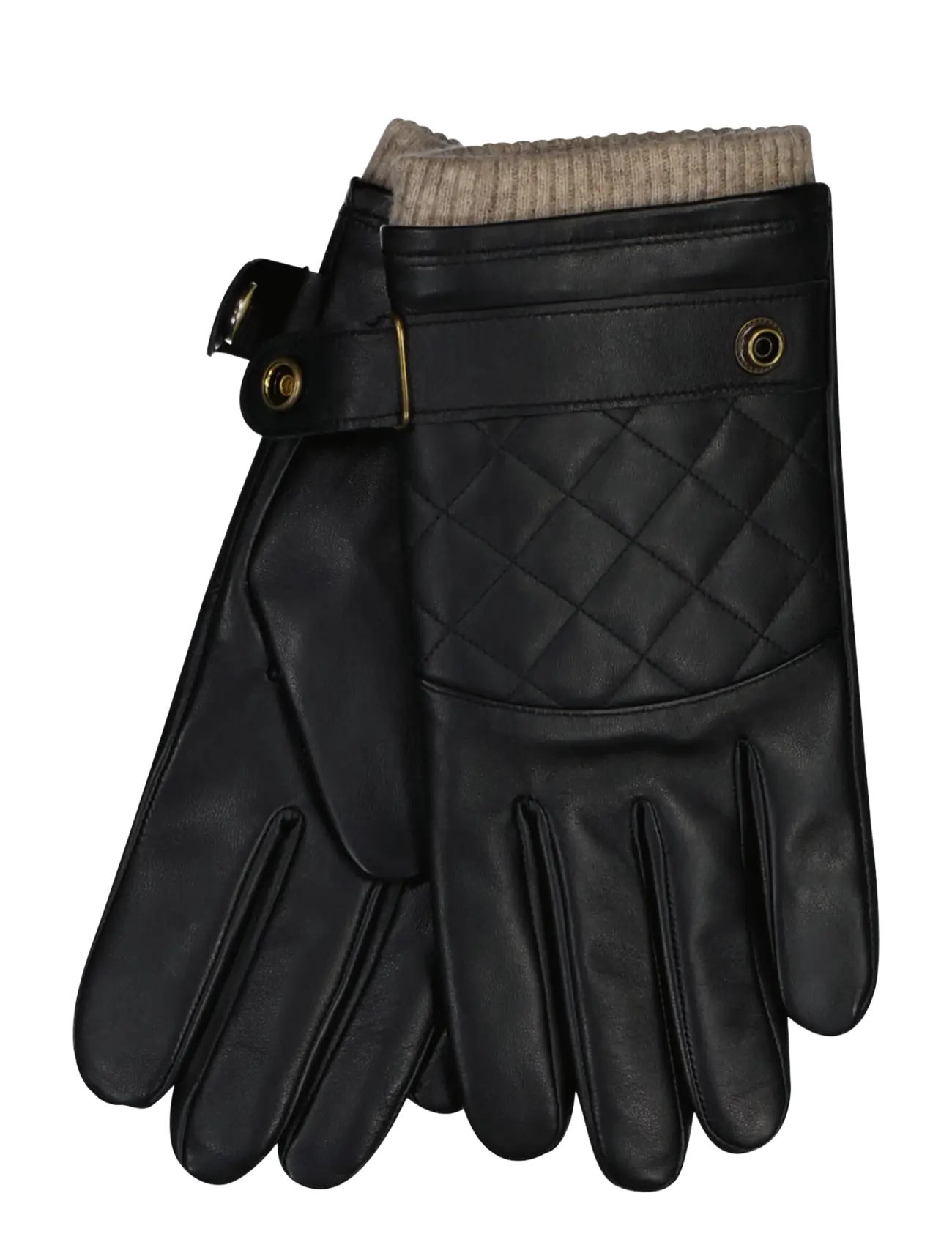 Gant LAMBSKIN QUILTED GLOVES - Nach Stil kaufen - BLACK / black