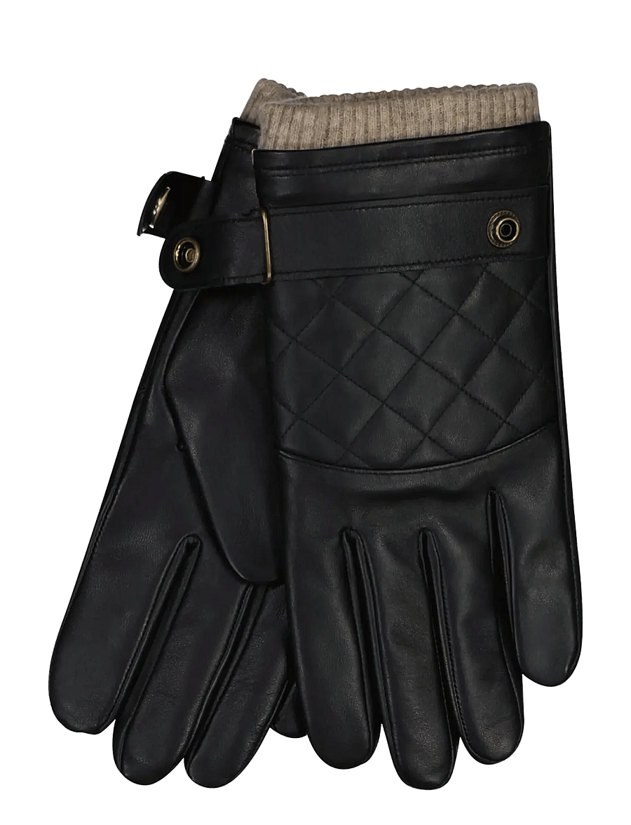 Gant - LAMBSKIN QUILTED GLOVES - shoppa efter tillfälle - black - 0