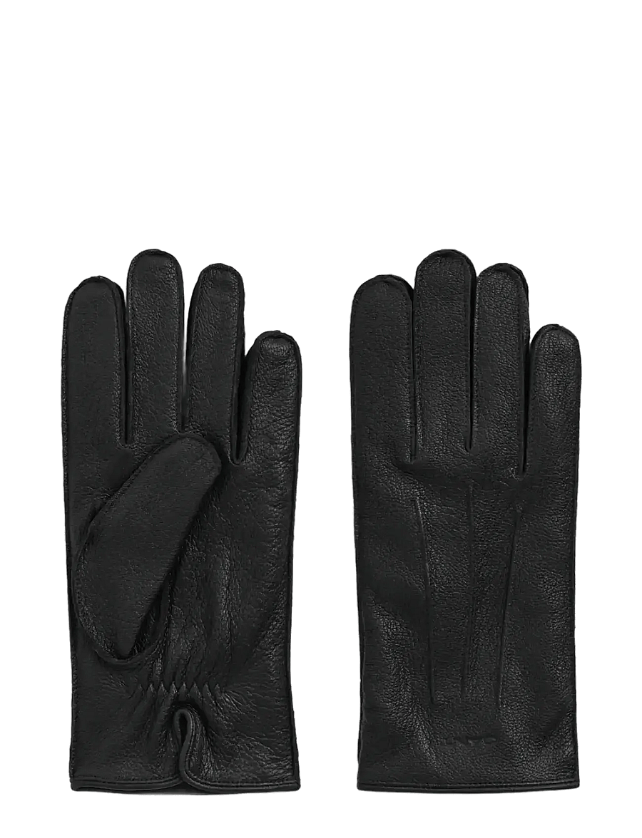 Gant - CASHMERE LINED LEATHER GLOVES - black - 0