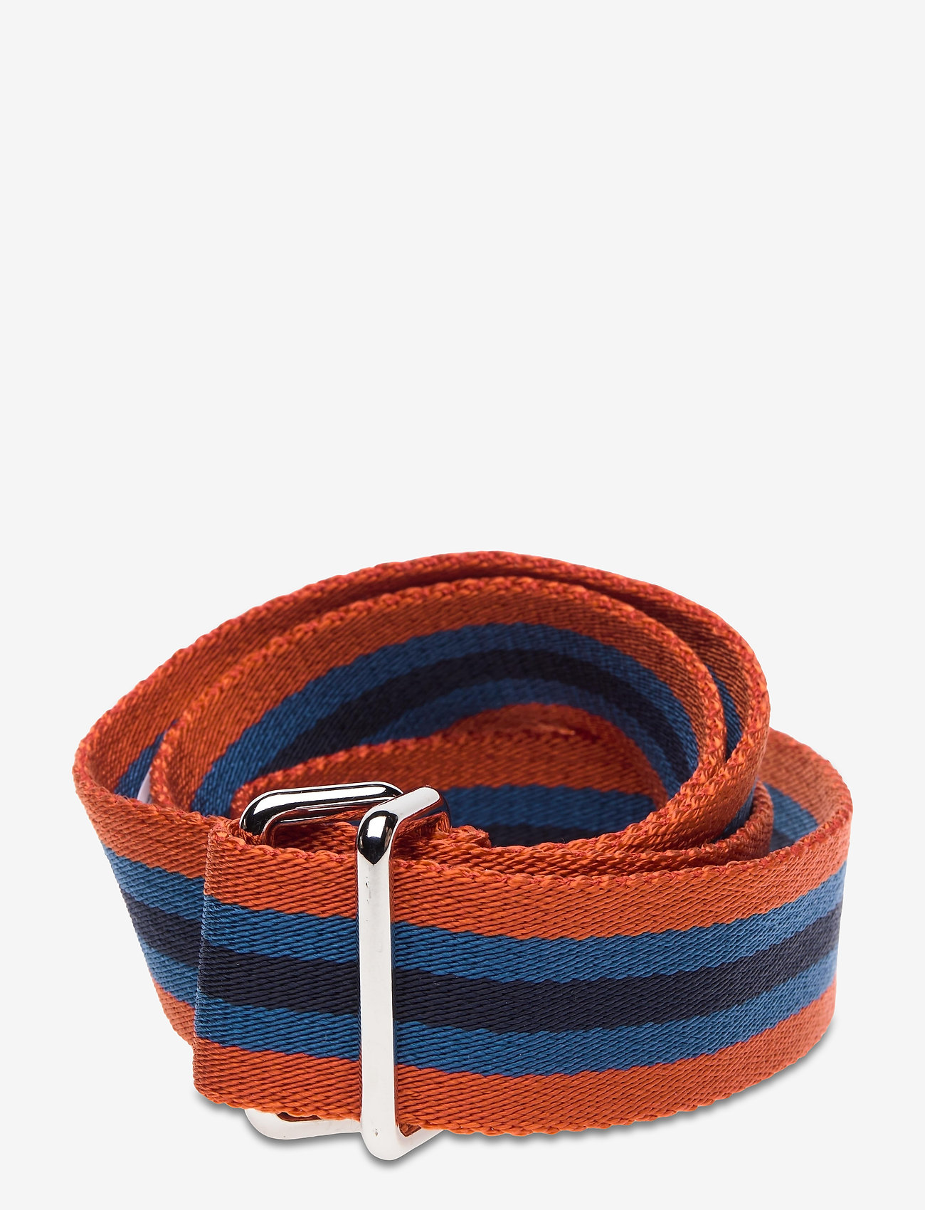 GANT - D1. RUGBY STRIPE WEBBING BELT - dark orange - 0