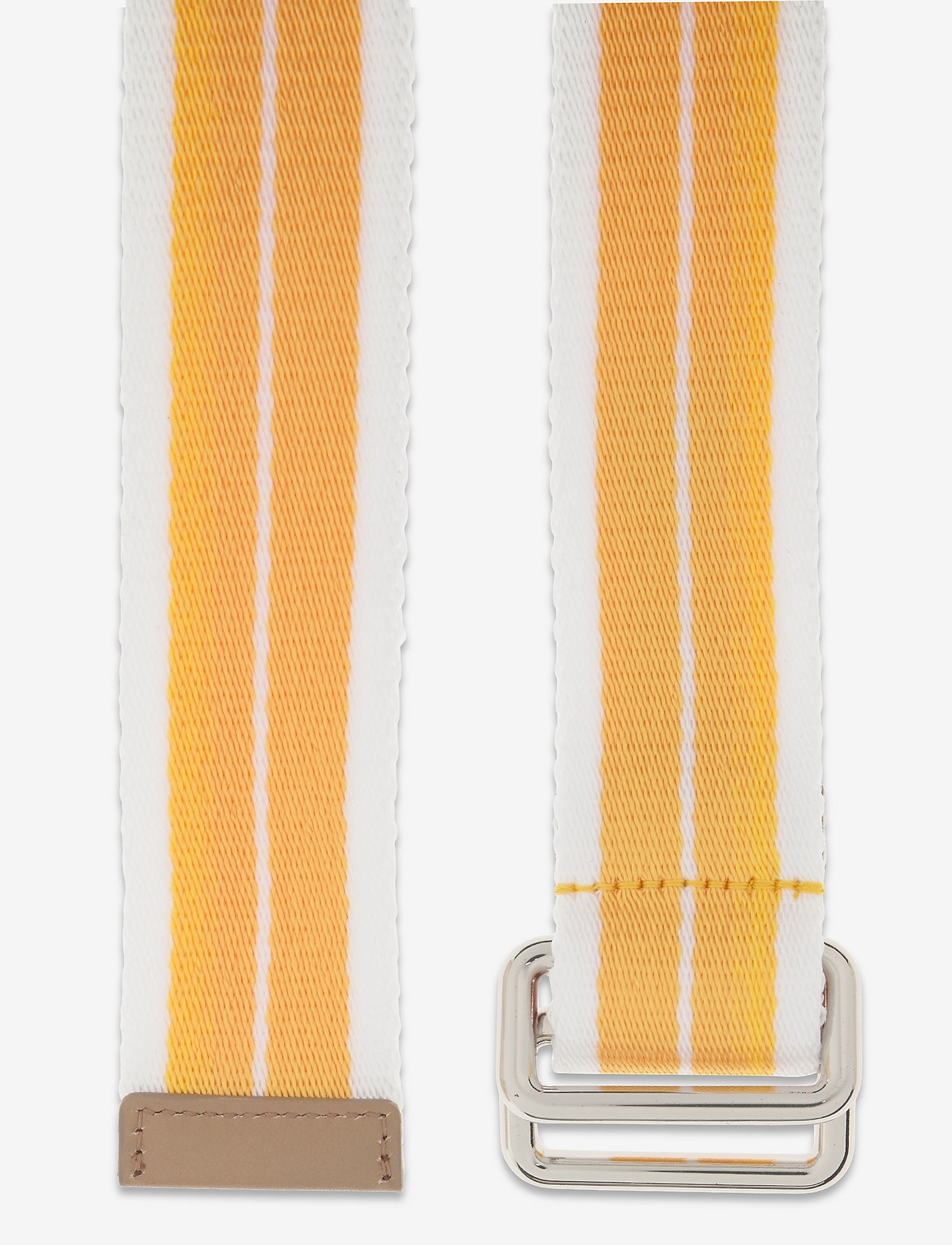 GANT - D1. HERINGBONE BELT - citrus yellow - 1