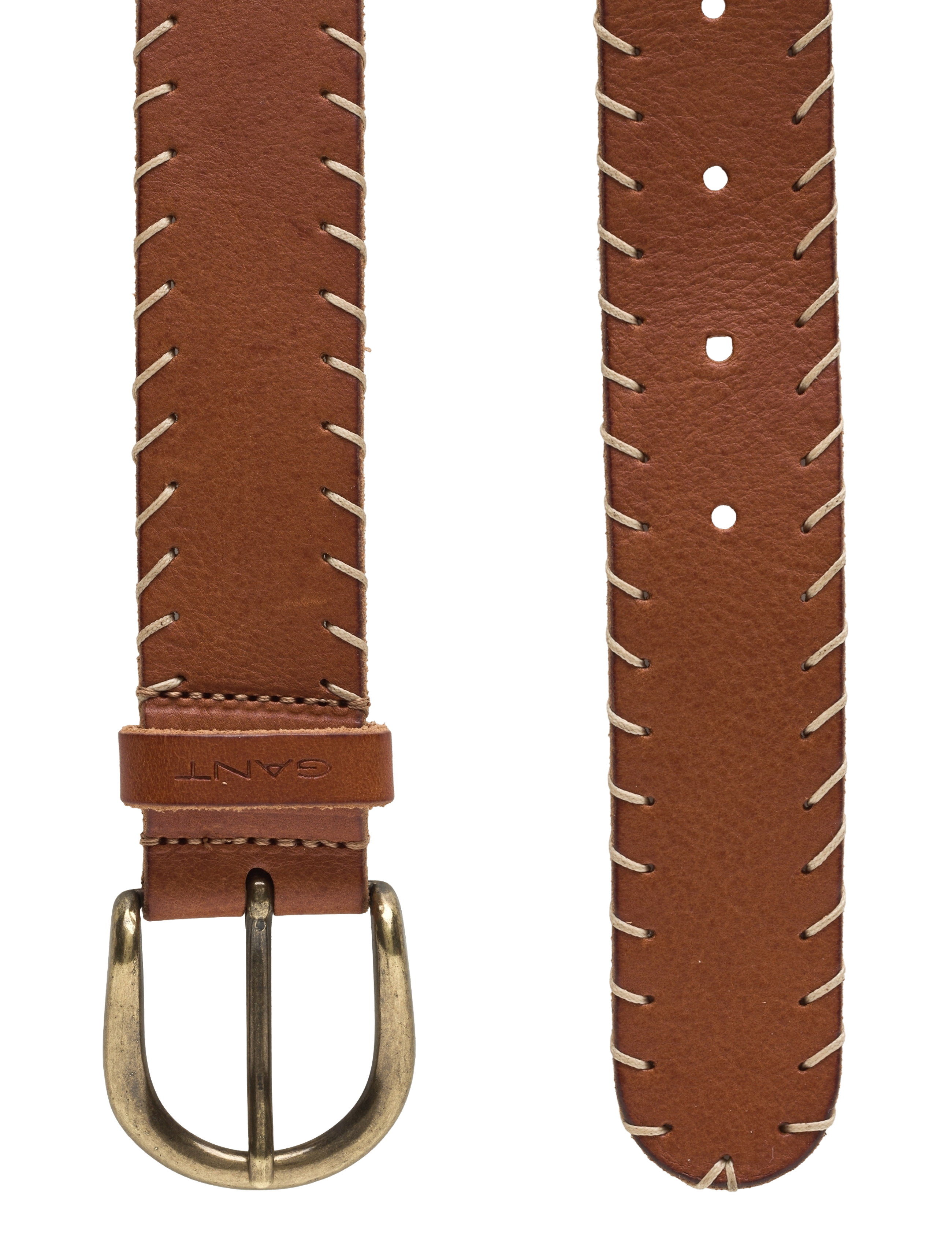 GANT - D2. VINTAGE LEATHER BELT - clay brown - 1
