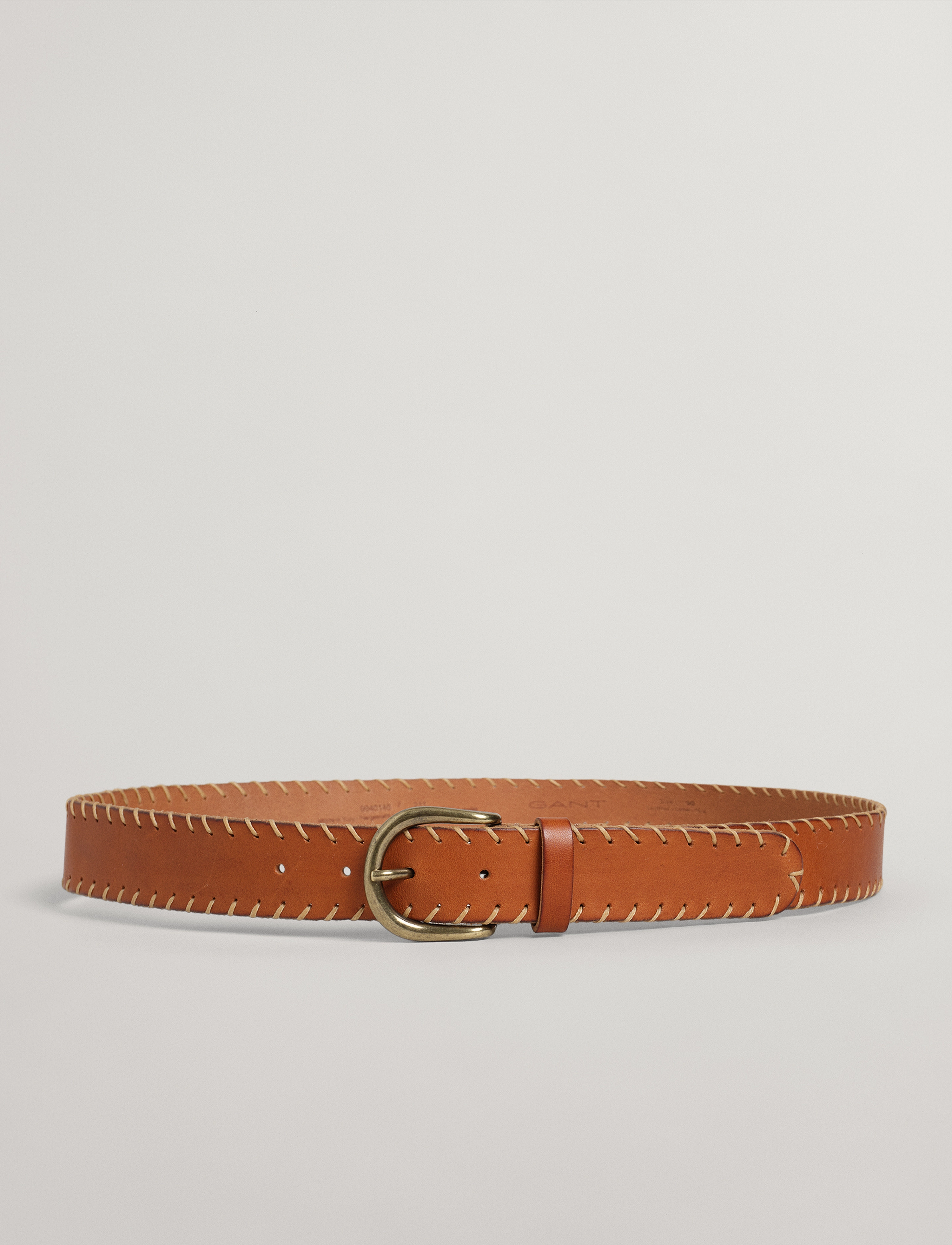 GANT - D2. VINTAGE LEATHER BELT - clay brown - 3