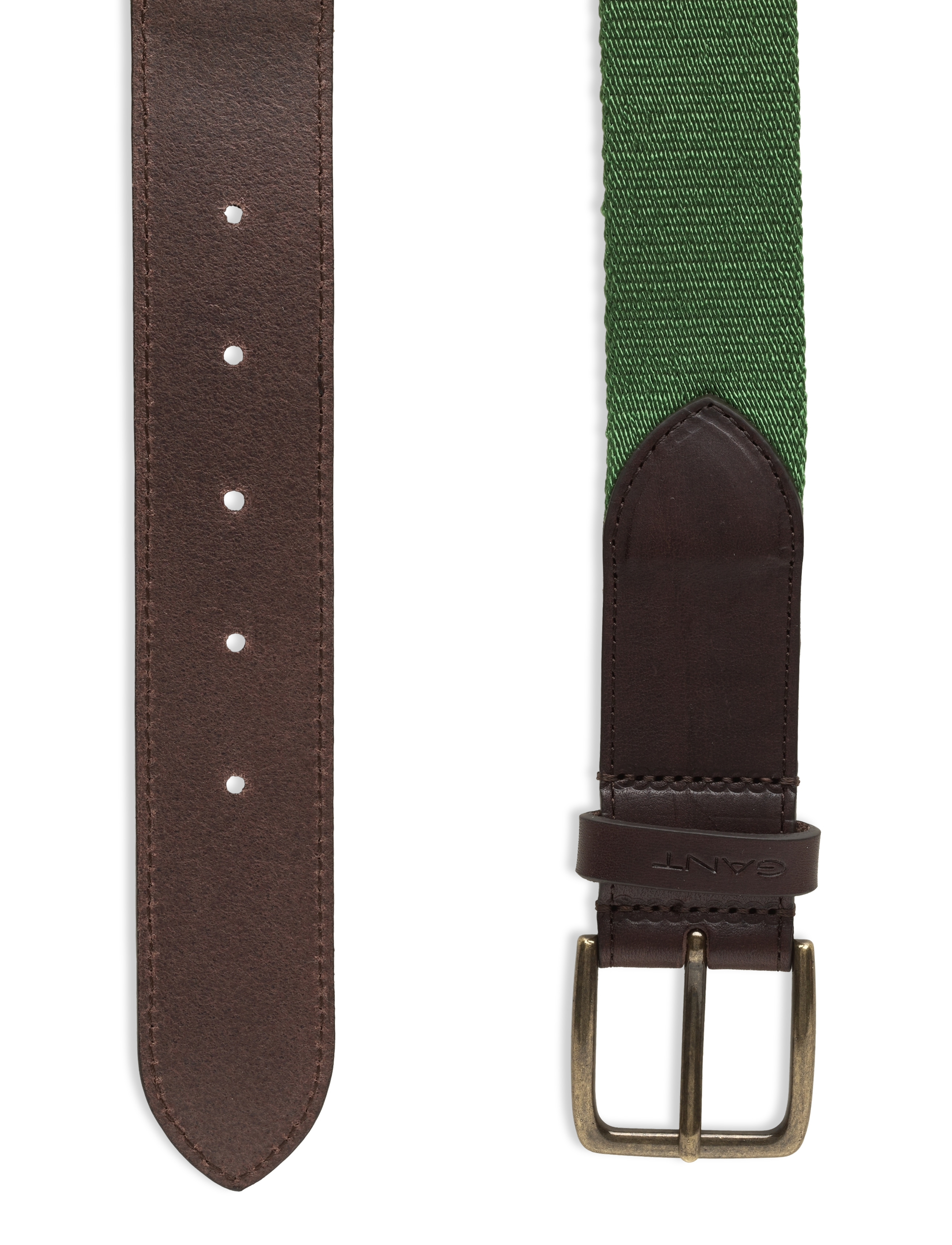 GANT - D1. WEBBING BELT - jade green - 1