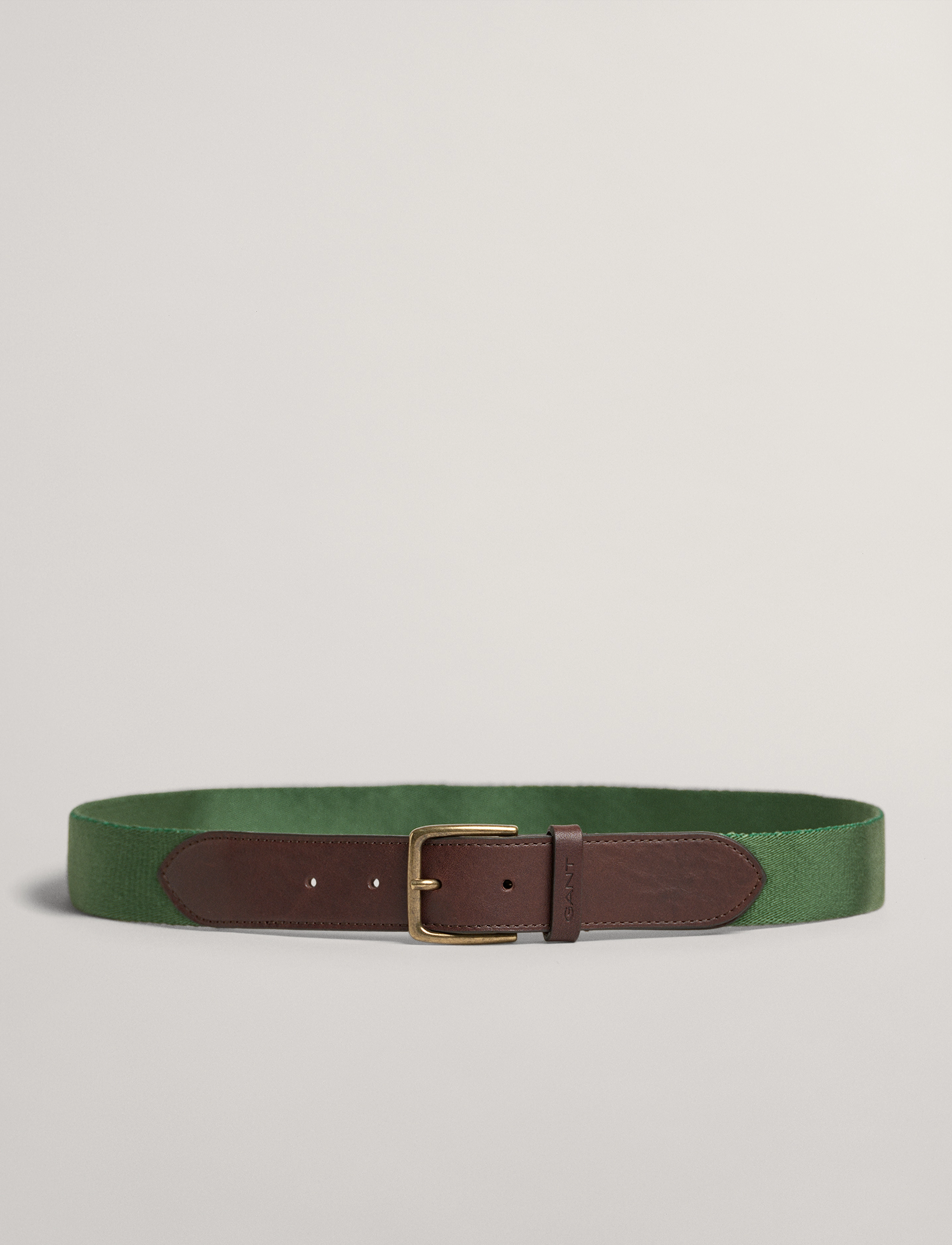 GANT - D1. WEBBING BELT - jade green - 2