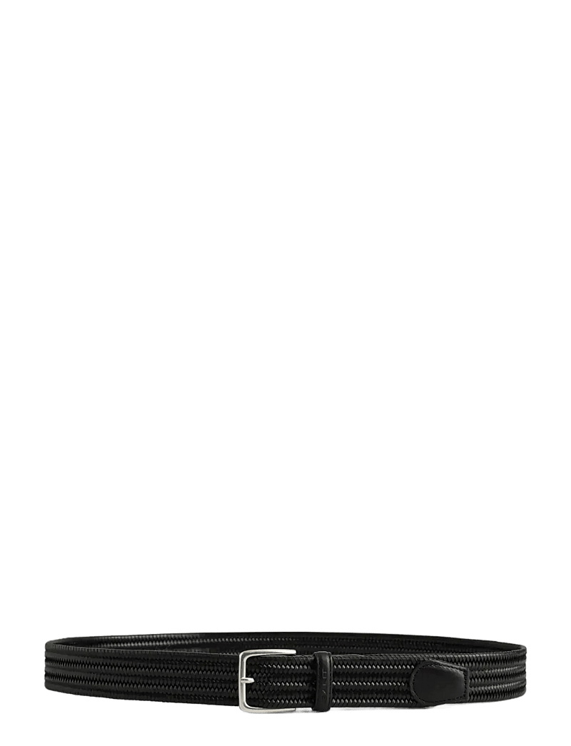 Gant - LEATHER ELASTIC BRAIDED BELT - geflochten gürtel - black - 2