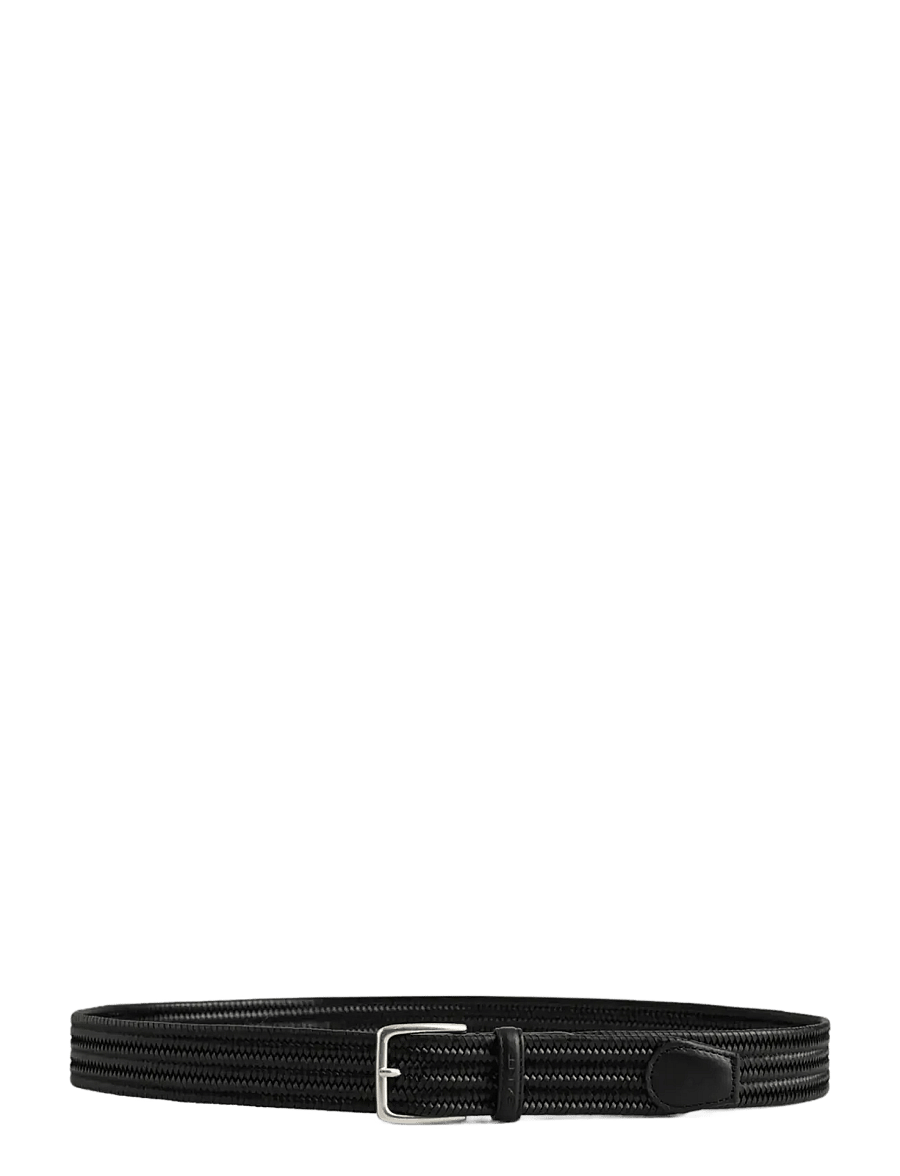 Gant - LEATHER ELASTIC BRAIDED BELT - geflochten gürtel - black - 2