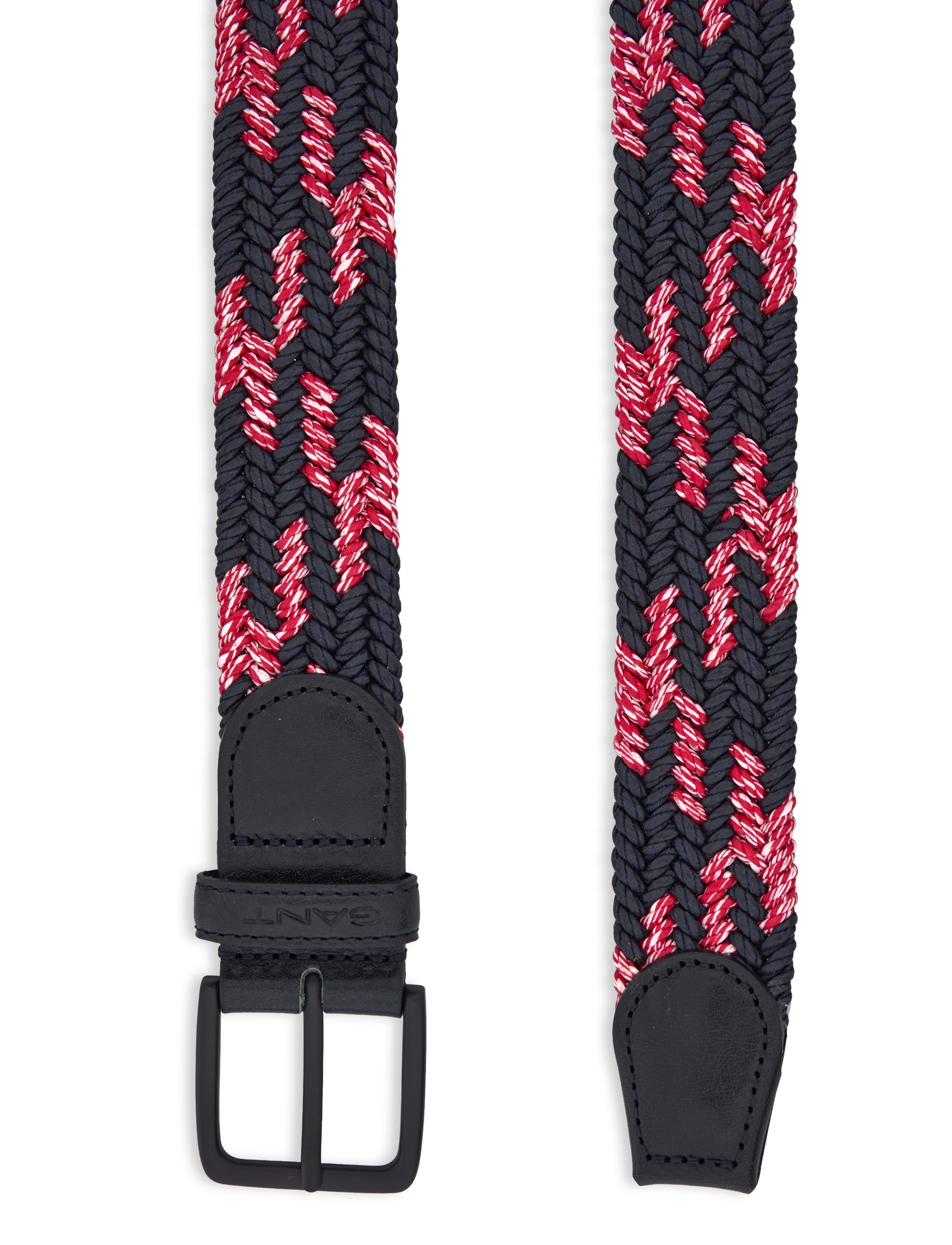 GANT - CONTRAST ELASTIC BRAIDED BELT - marine - 1