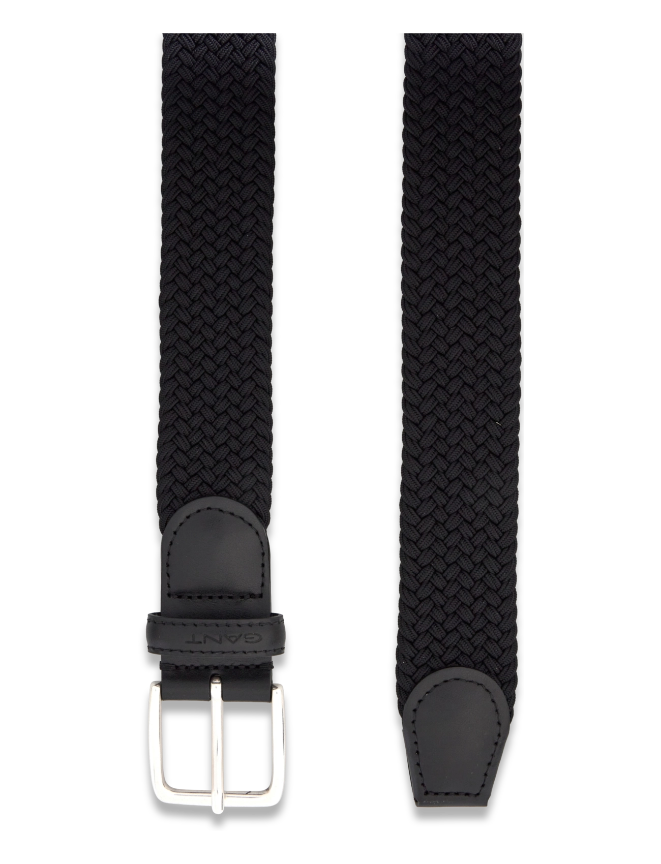Gant - ELASTIC BRAIDED BELT - flettede bælter - black - 1