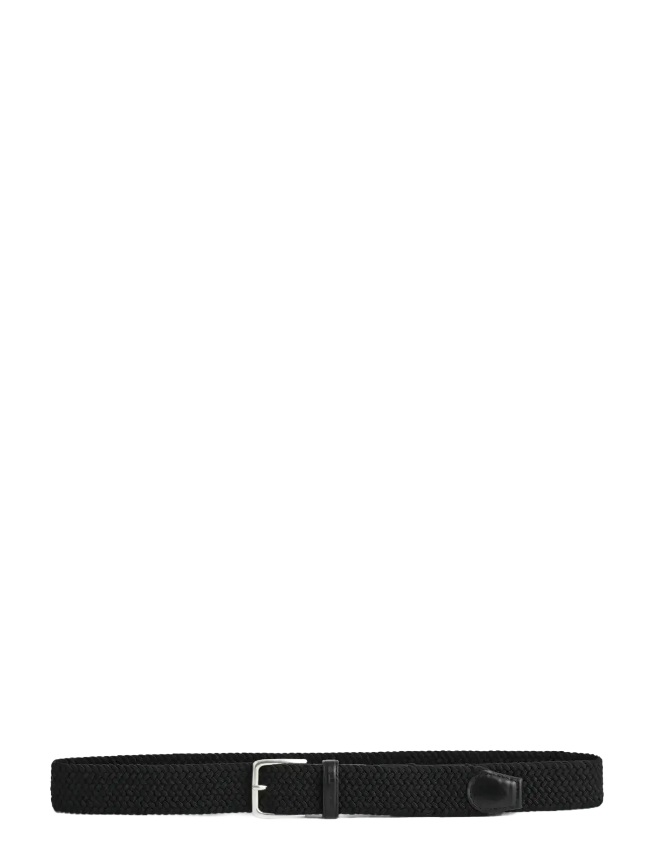Gant - ELASTIC BRAIDED BELT - flettede bælter - black - 3