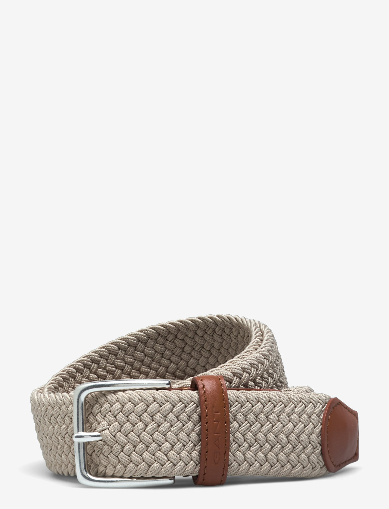 GANT - ELASTIC BRAIDED BELT - punutud vööd - dry sand - 0