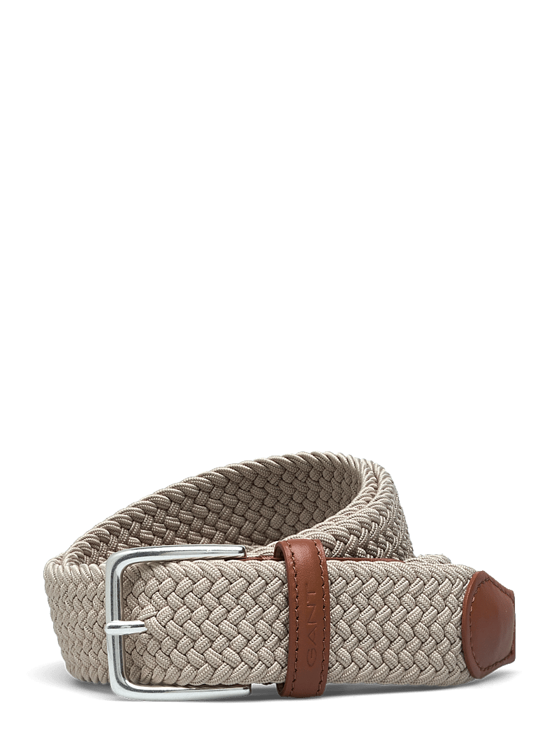 GANT - ELASTIC BRAIDED BELT - punutud vööd - dry sand - 0
