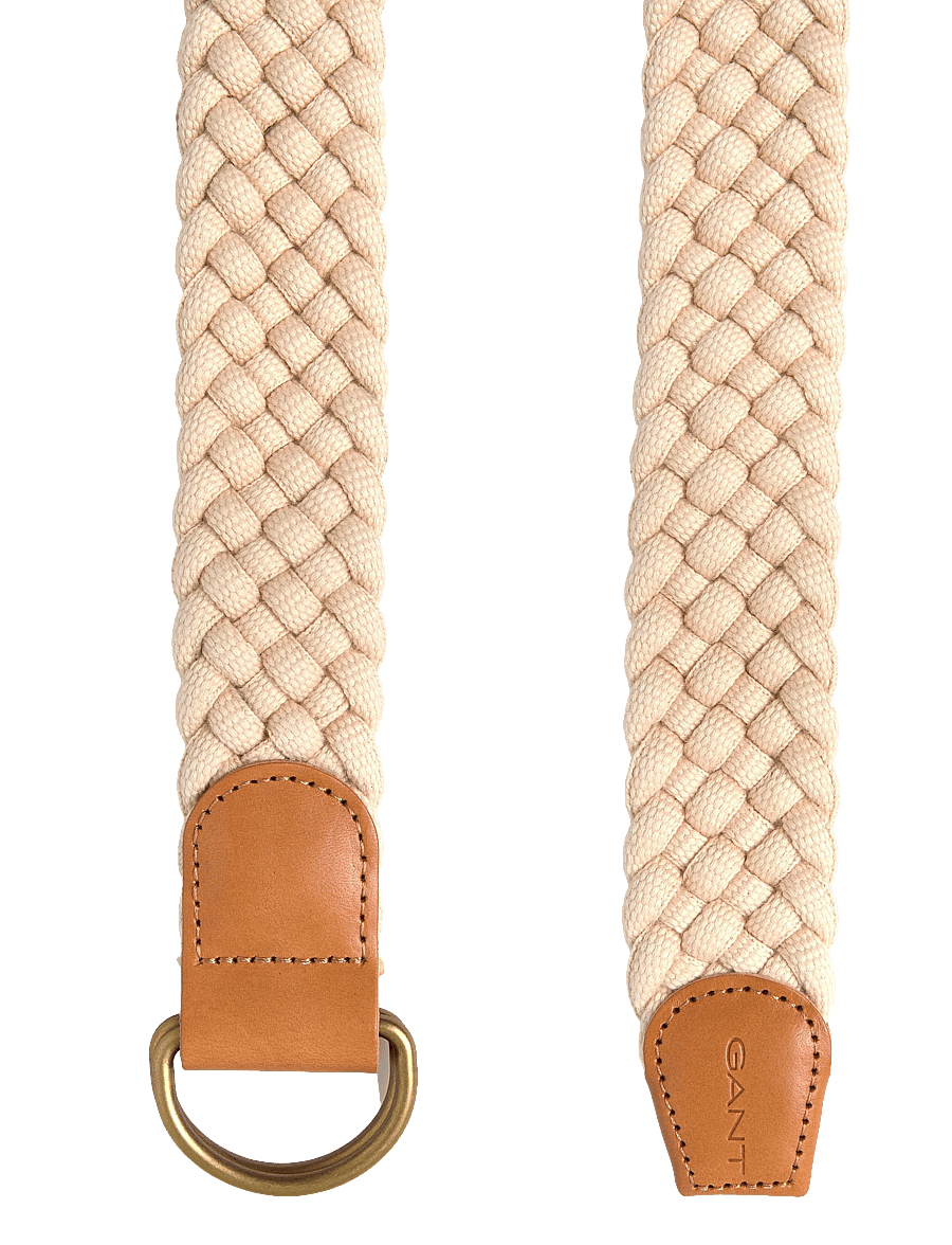 Gant - GANT CHINO BELT - geflochtene gürtel - creamed white - 1