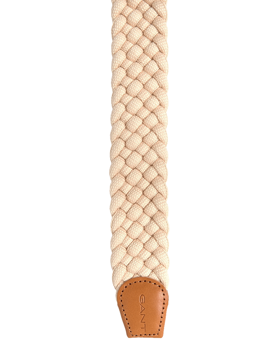 Gant - GANT CHINO BELT - geflochtene gürtel - creamed white - 2