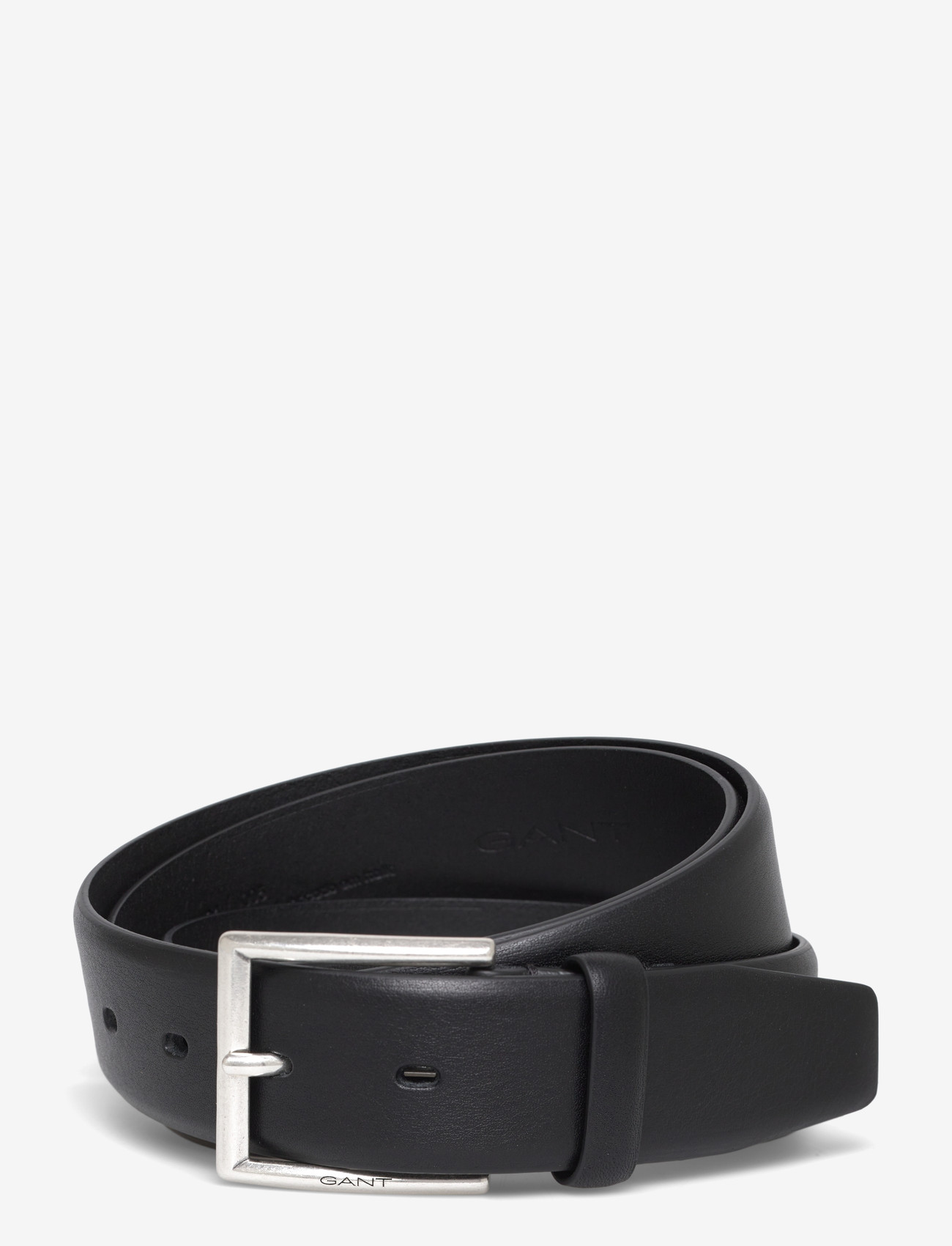GANT - CLASSIC LEATHER BELT - classic belts - black - 0