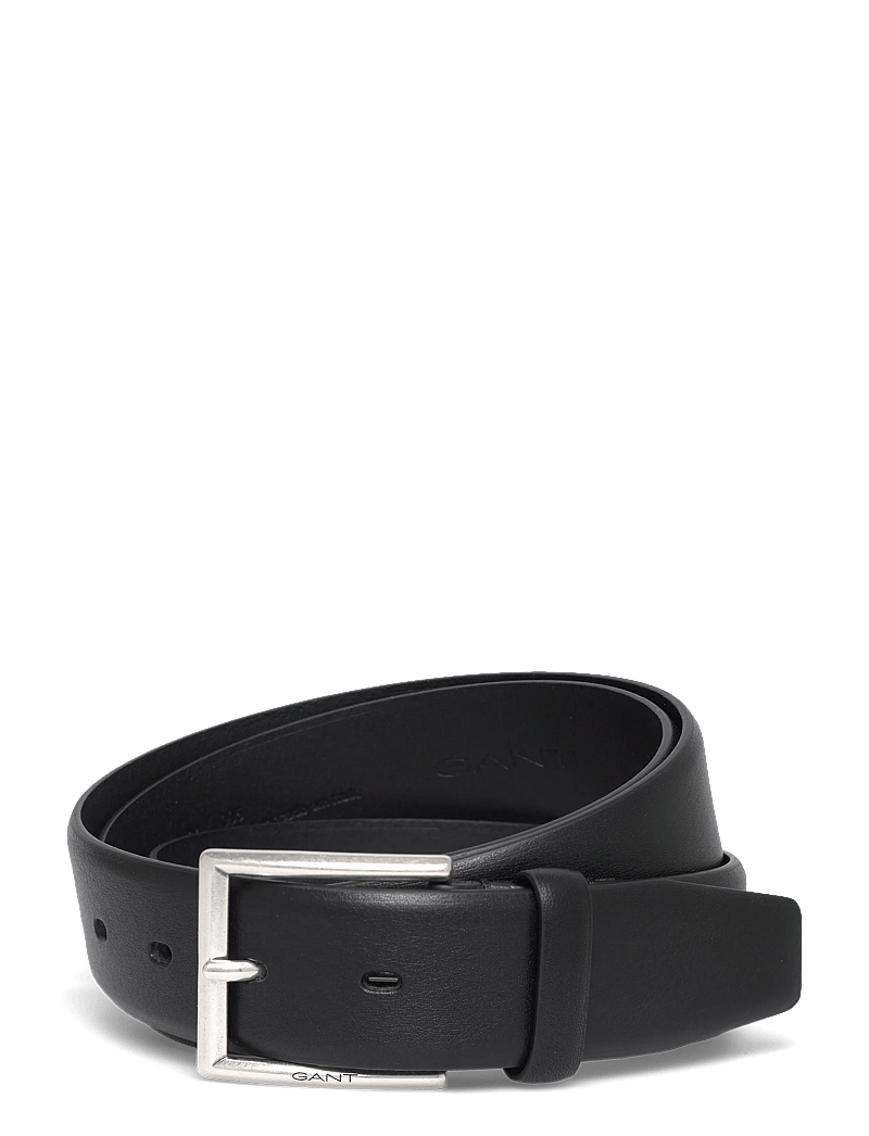 GANT - CLASSIC LEATHER BELT - classic belts - black - 0