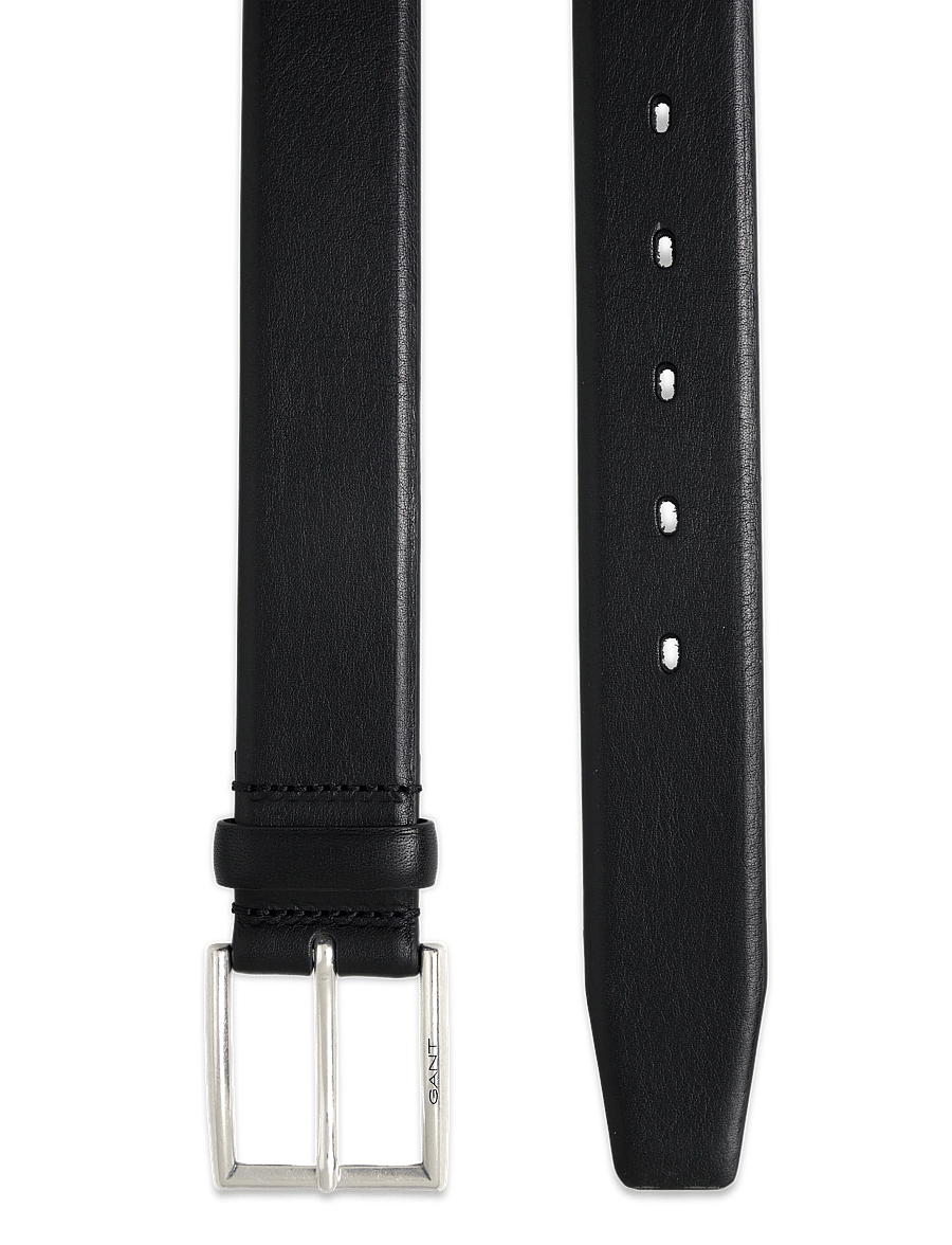 Gant - Leather Belt - klassiske bælter - black - 1