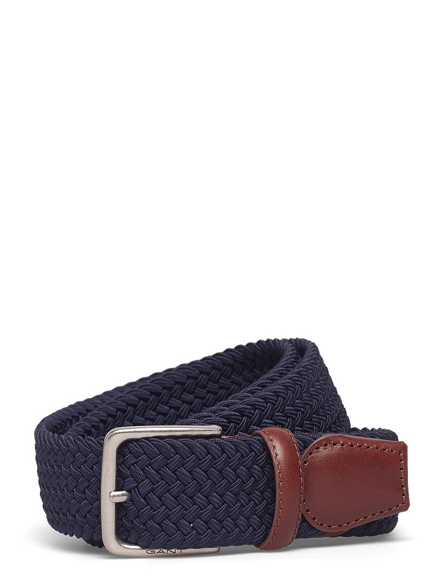 Gant - Braided Elastic Belt - geflochtene gürtel - classic blue - 0