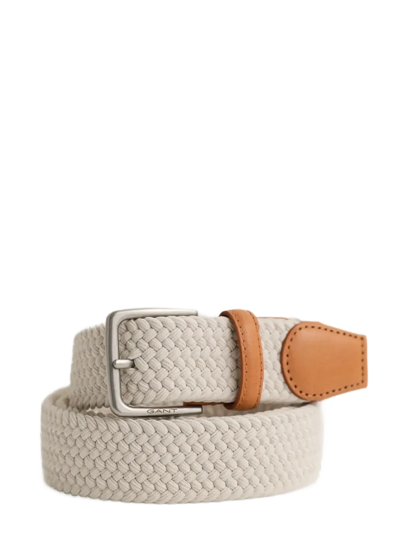 GANT ELASTIC BRAIDED BELT - Accessoires - PUTTY / cream
