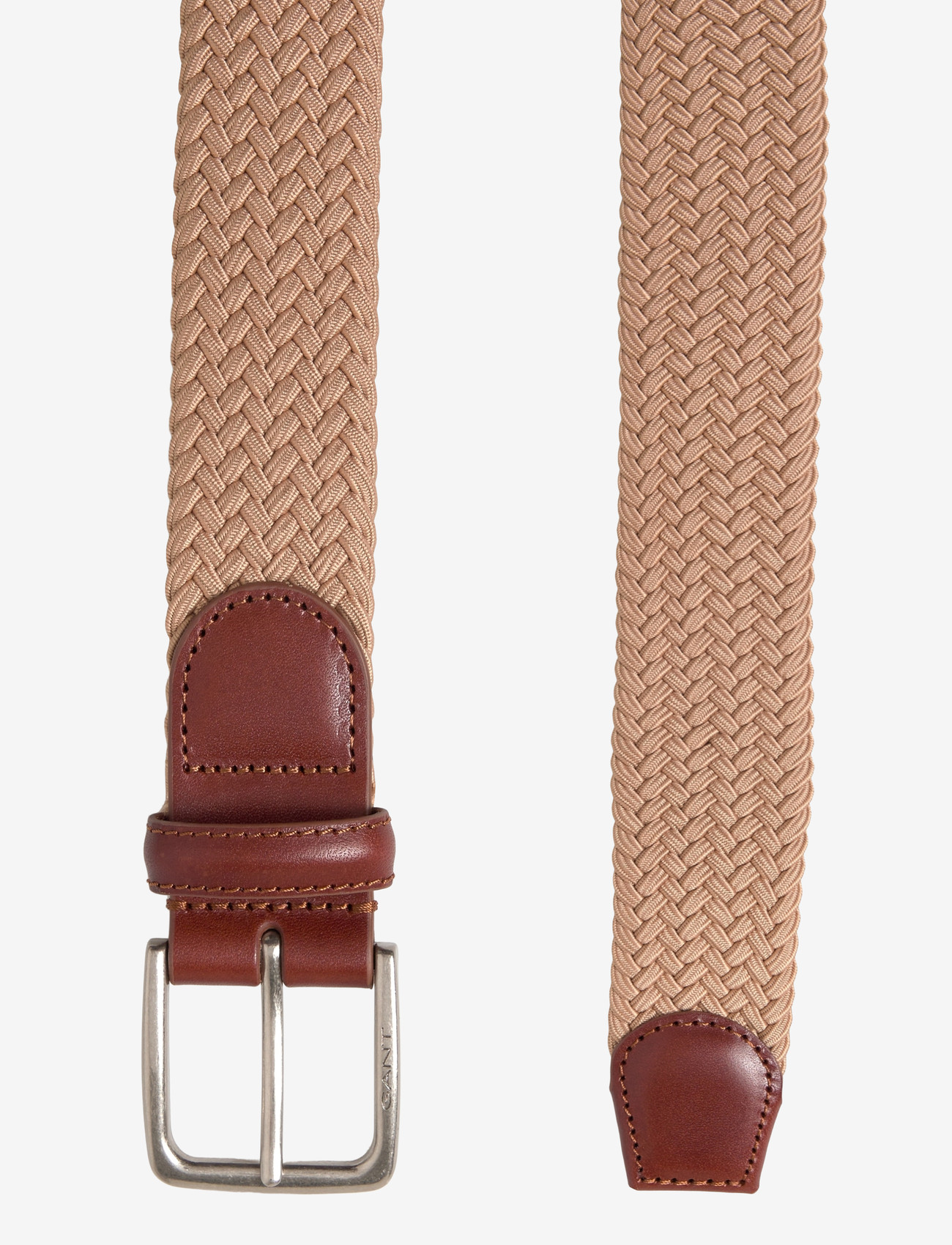 Gant - ELASTIC BRAIDED BELT - geflochten gürtel - warm khaki - 1