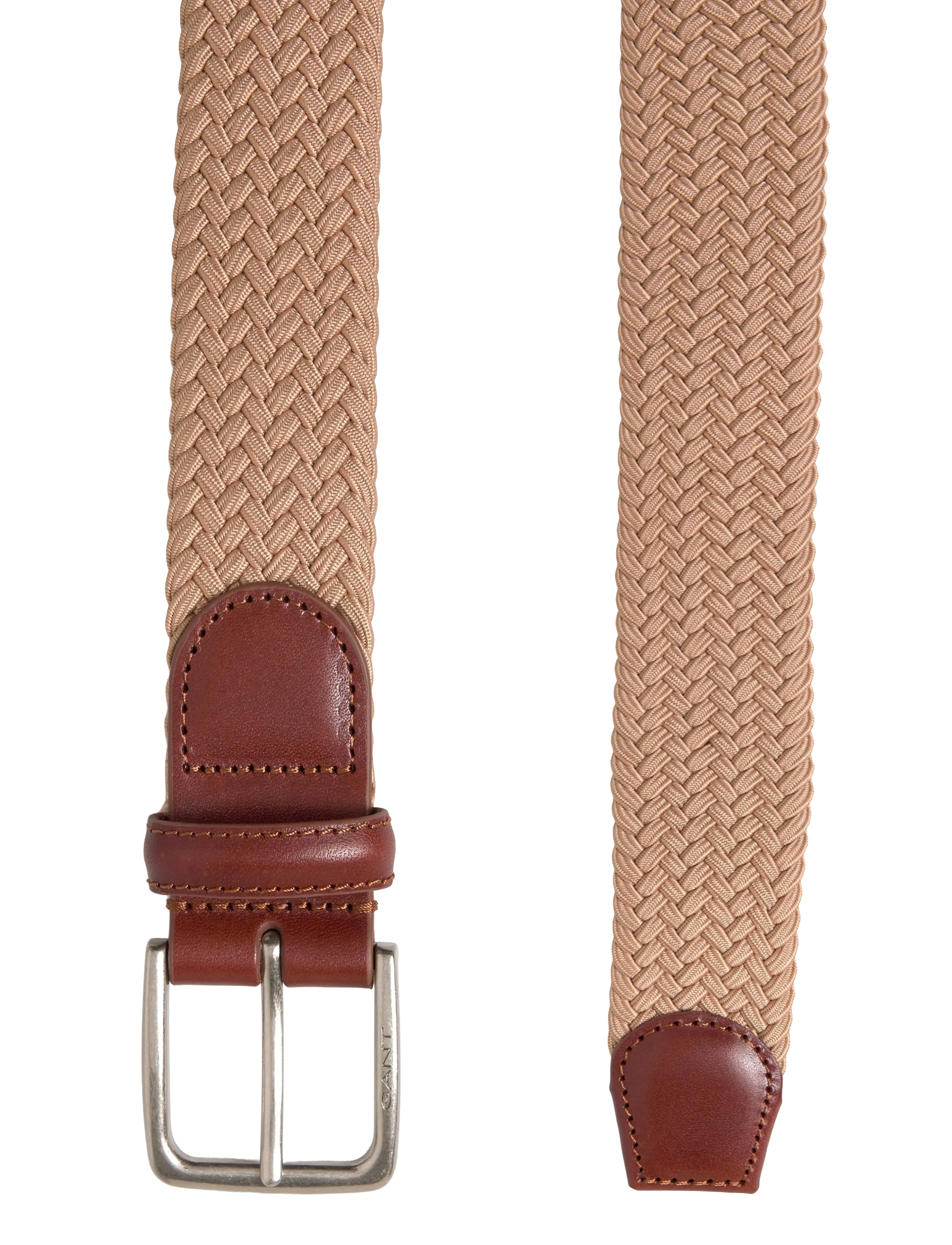 Gant - ELASTIC BRAIDED BELT - geflochten gürtel - warm khaki - 1