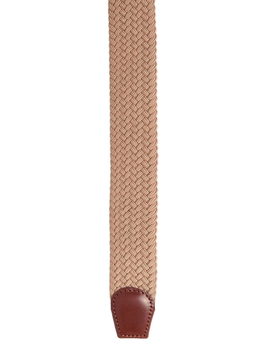Gant - Braided Elastic Belt - flettede bælter - warm khaki - 2