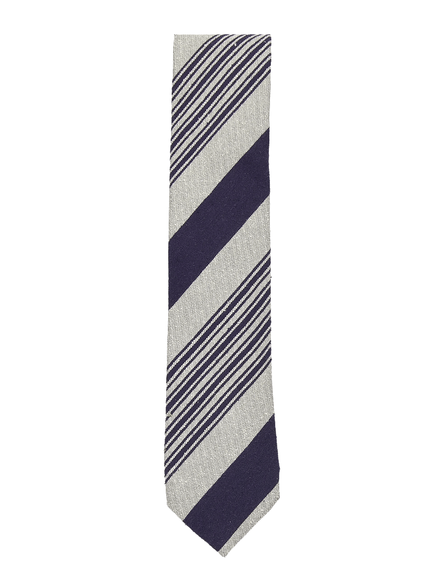 Gant - STRIPED SILK TIE - krawatten - classic blue - 0