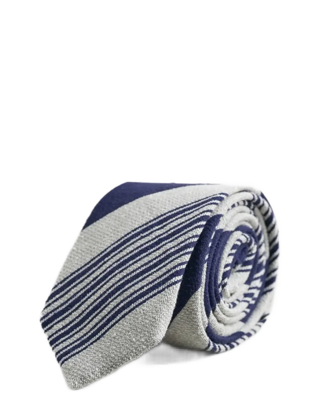 Gant - STRIPED SILK TIE - krawatten - classic blue - 1