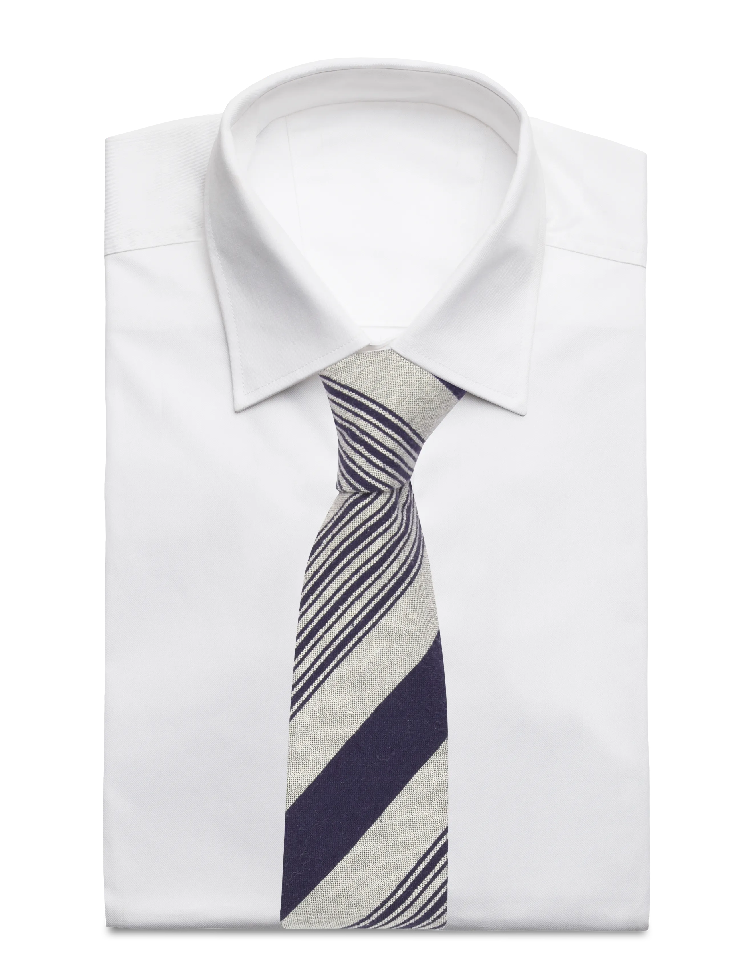 Gant - STRIPED SILK TIE - krawatten - classic blue - 2