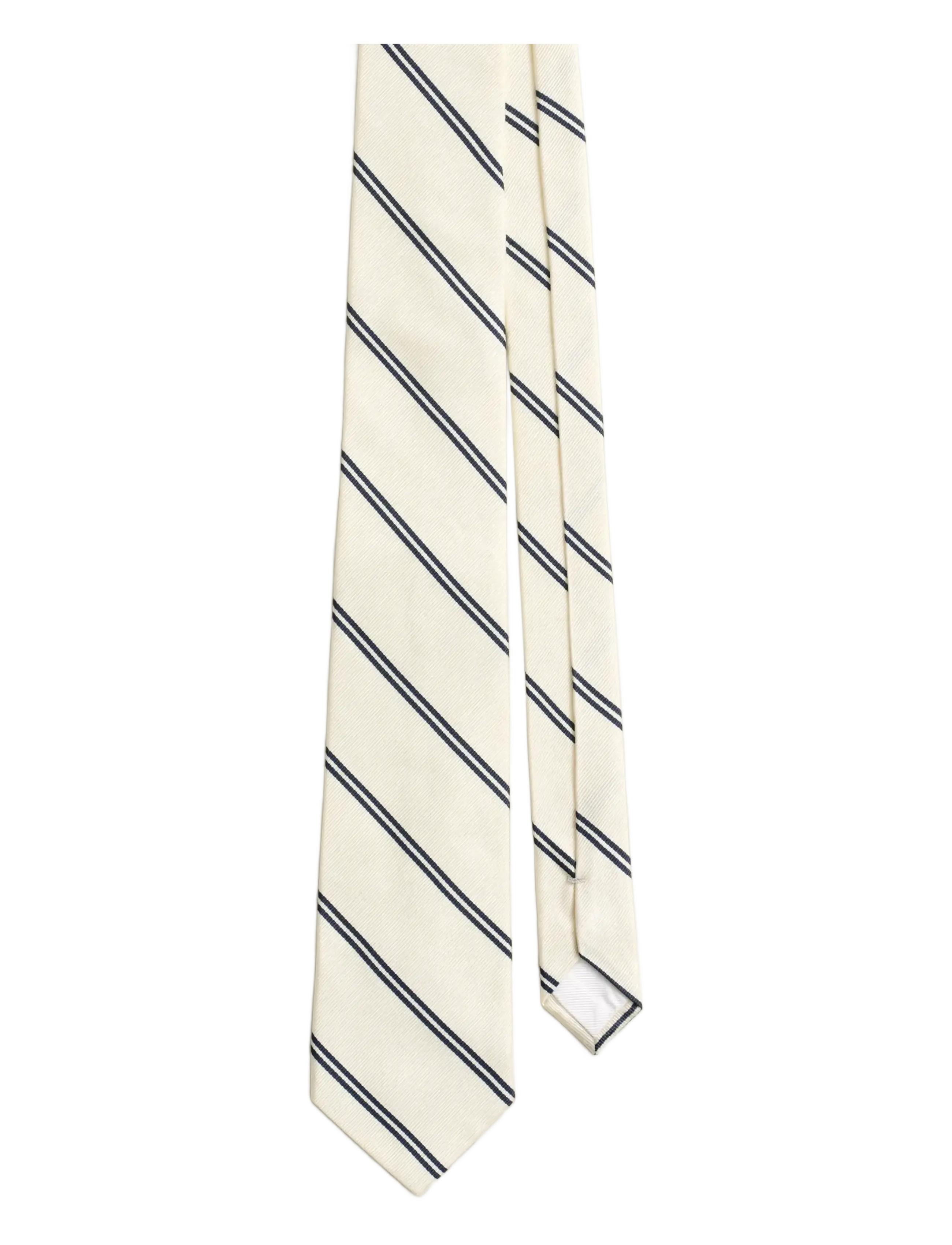 GANT STRIPED TIE - Kollektioner - CREAM / cream