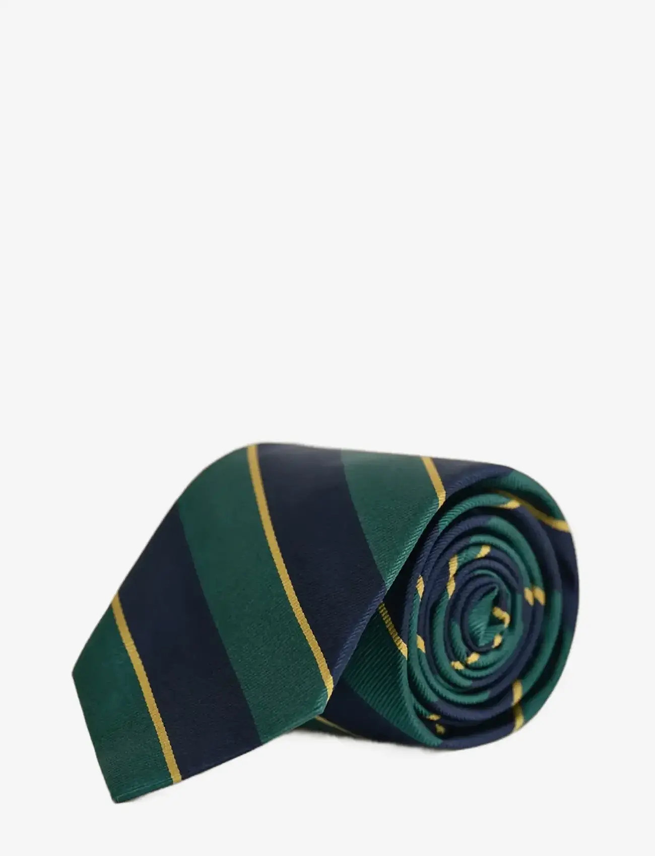 Gant - STRIPED TIE - krawatten - deep forest green - 1