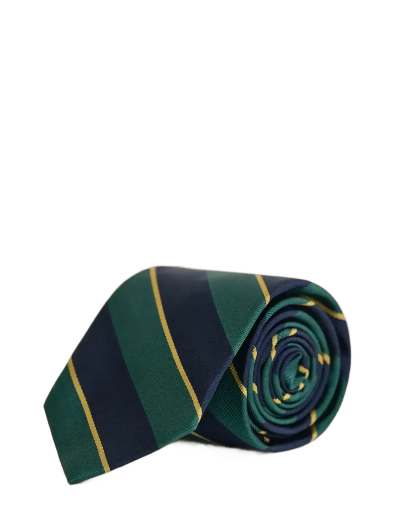 Gant - STRIPED TIE - slipsar - deep forest green - 1