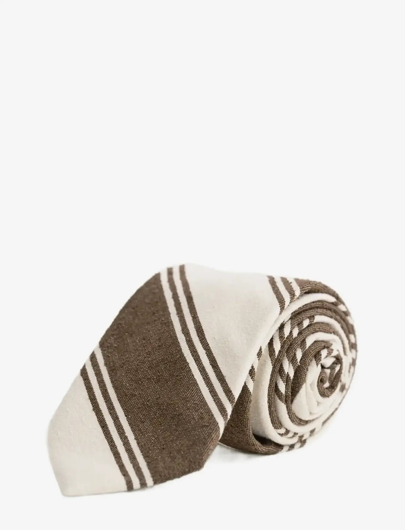 Gant - RAW SILK TIE - krawatten - cream - 1
