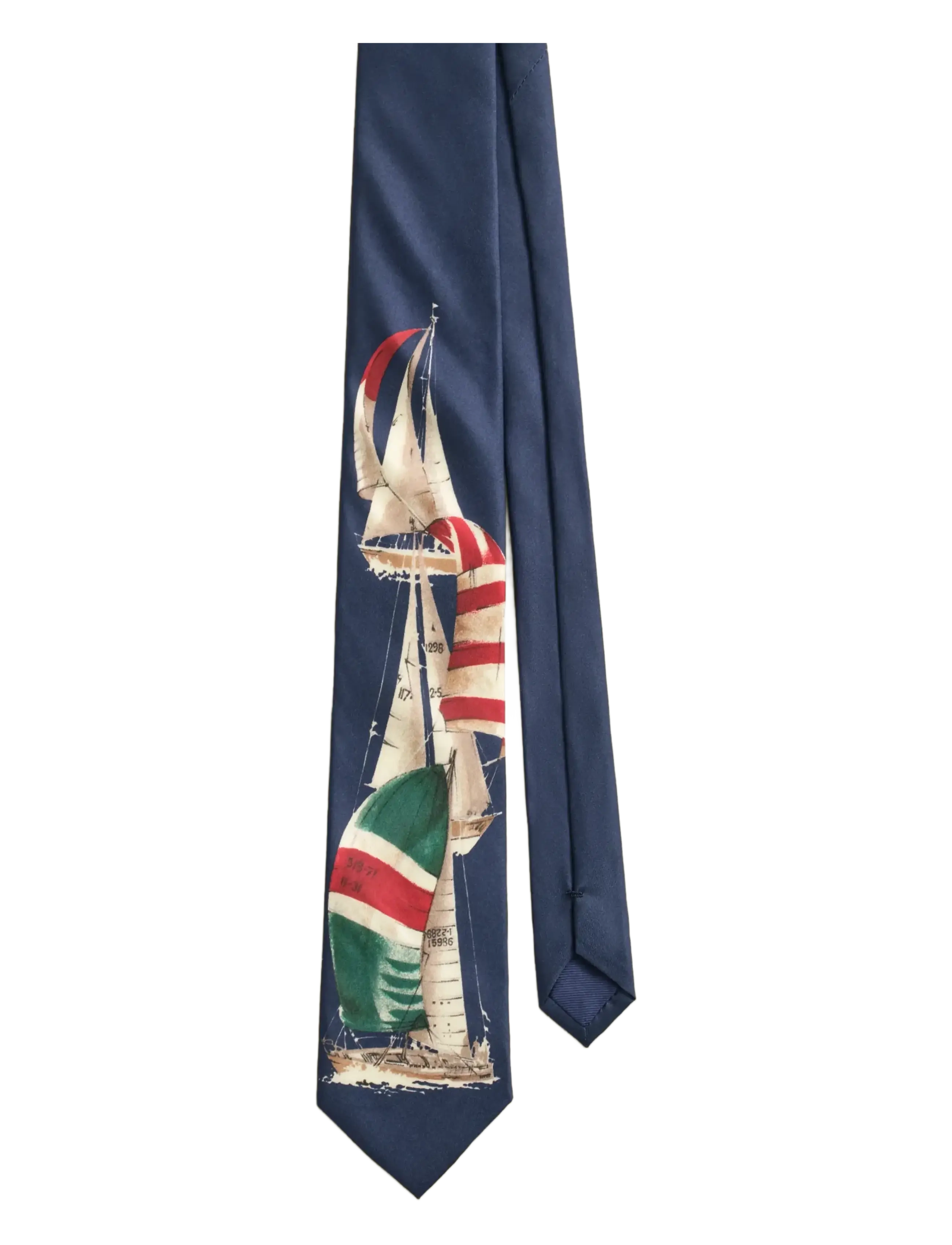 GANT Sailing Boot Print Tie Navy - One Size - Herren