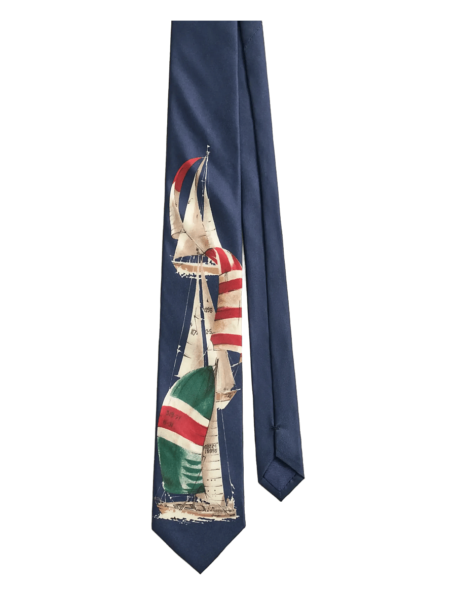 Gant - SAILING BOAT PRINT TIE - lipsud - marine - 0