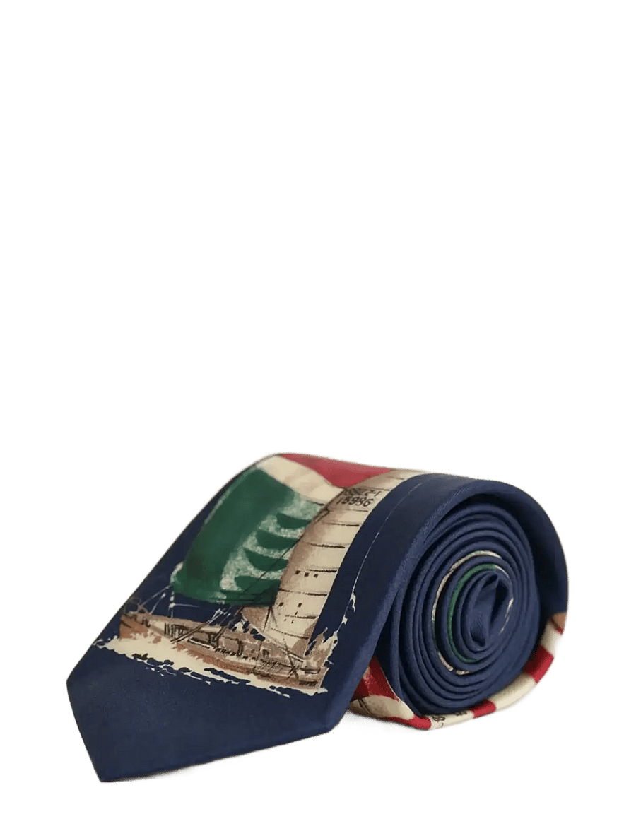 Gant - SAILING BOAT PRINT TIE - lipsud - marine - 1