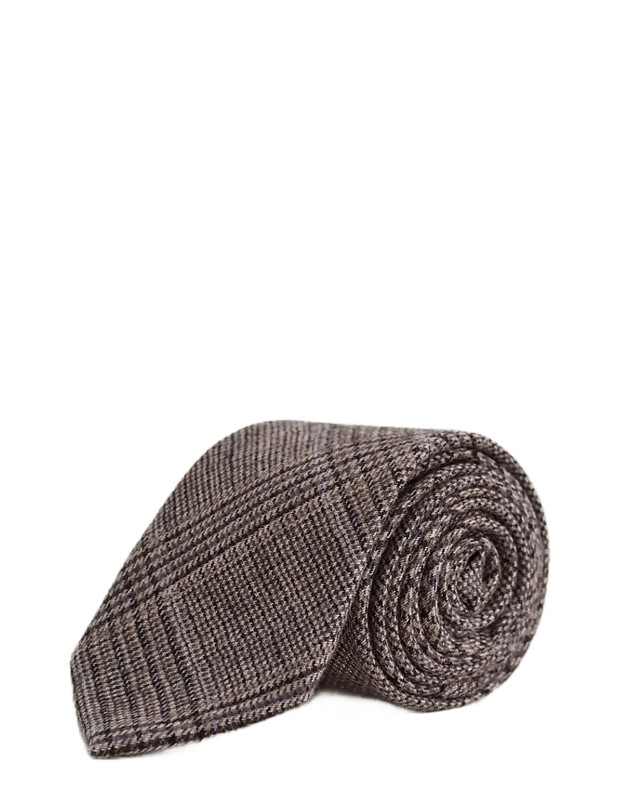 Gant - GLENCHECK TIE - kaklasaites - light taupe - 1