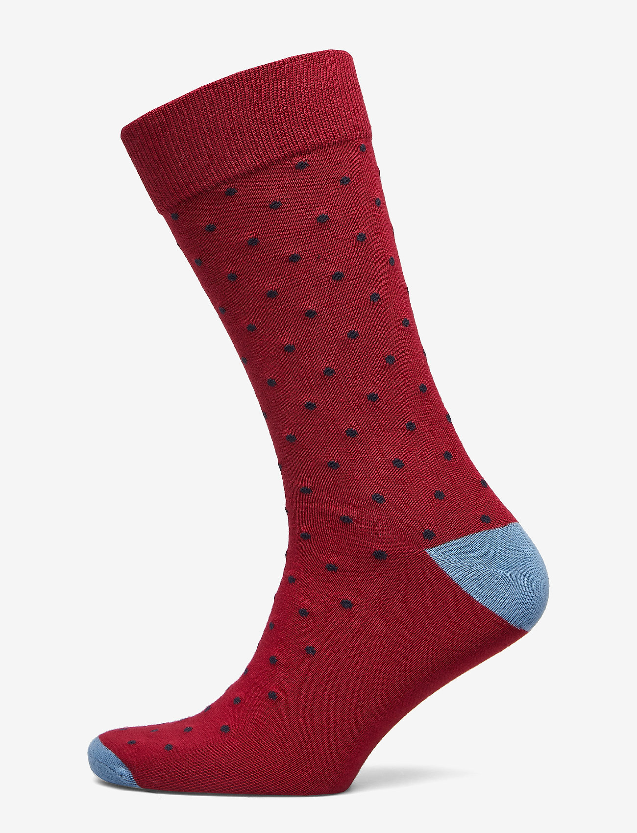 GANT - D1. CONTRAST DOT SOCKS - mahogny red - 0