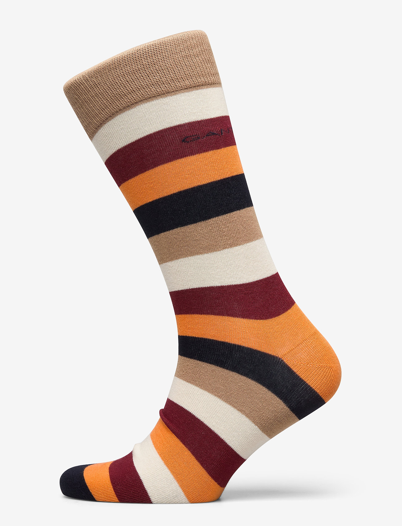 GANT - D1. MULTICOLOR BLOCKSTRIPE SOCK - amberglow - 0